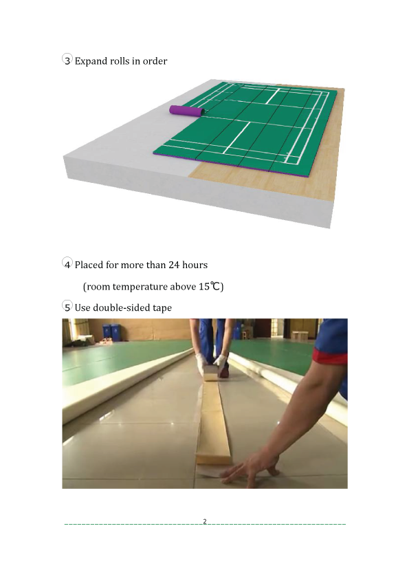 Yonex AC364EX Badminton Court Mat