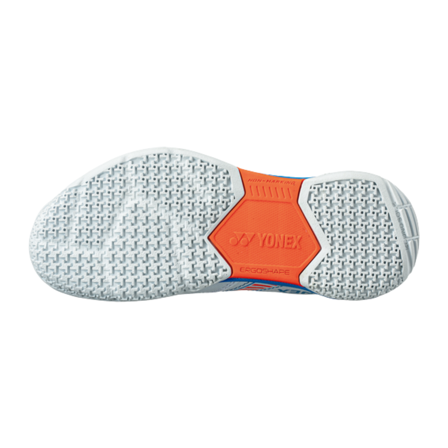 Yonex Power Cushion Strider Flow Badminton Shoes Juniors - White/Sky Blue