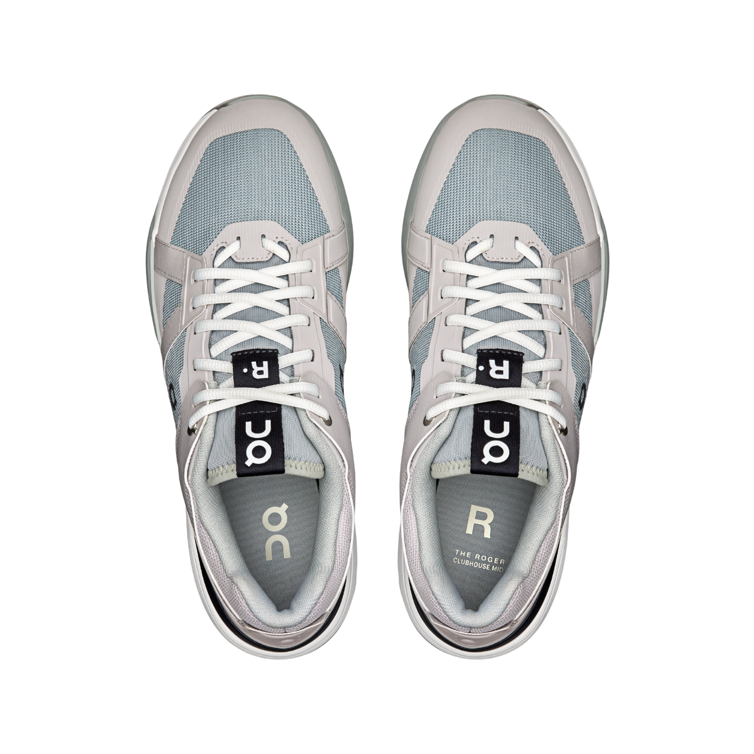 On THE ROGER Clubhouse Pro Tennis Shoes Men - Silver/Glacier