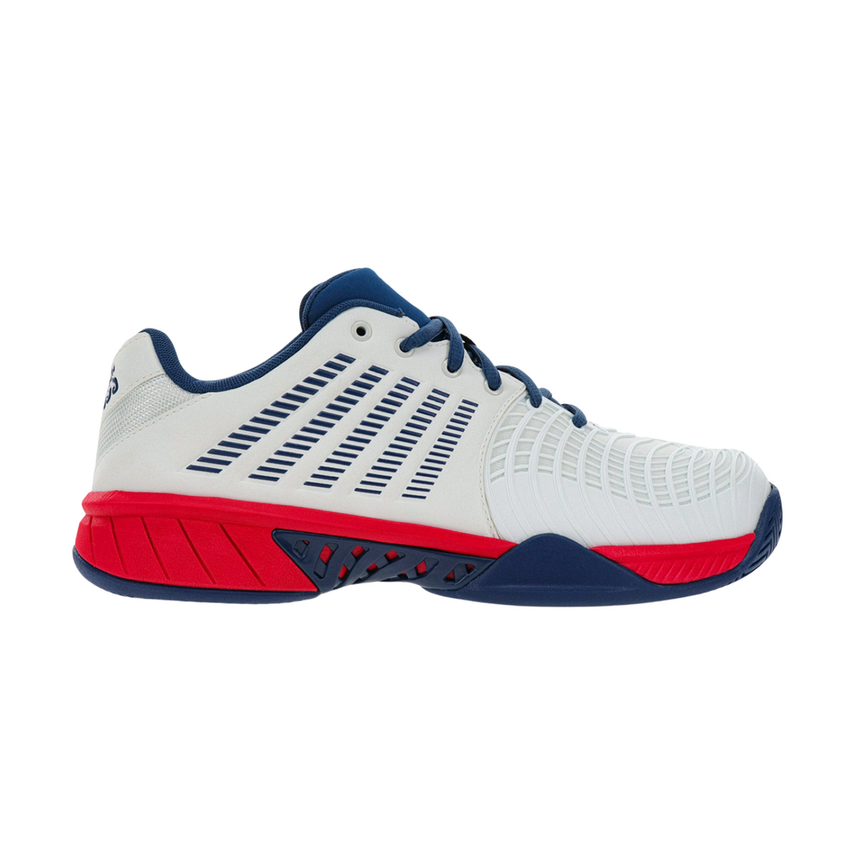 K-Swiss Express Light 3 Tennis Shoes Men, Bit of Blue/Blue Opal/Lollipop, front view