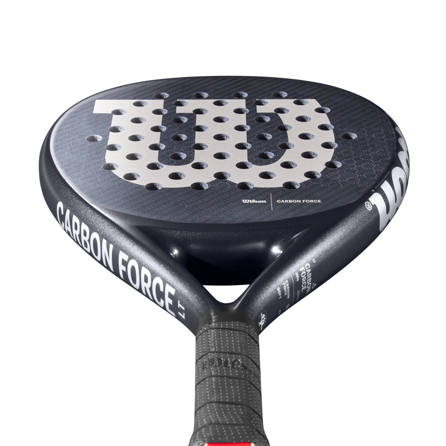 Wilson Carbon Force LT Padel Racket - Black