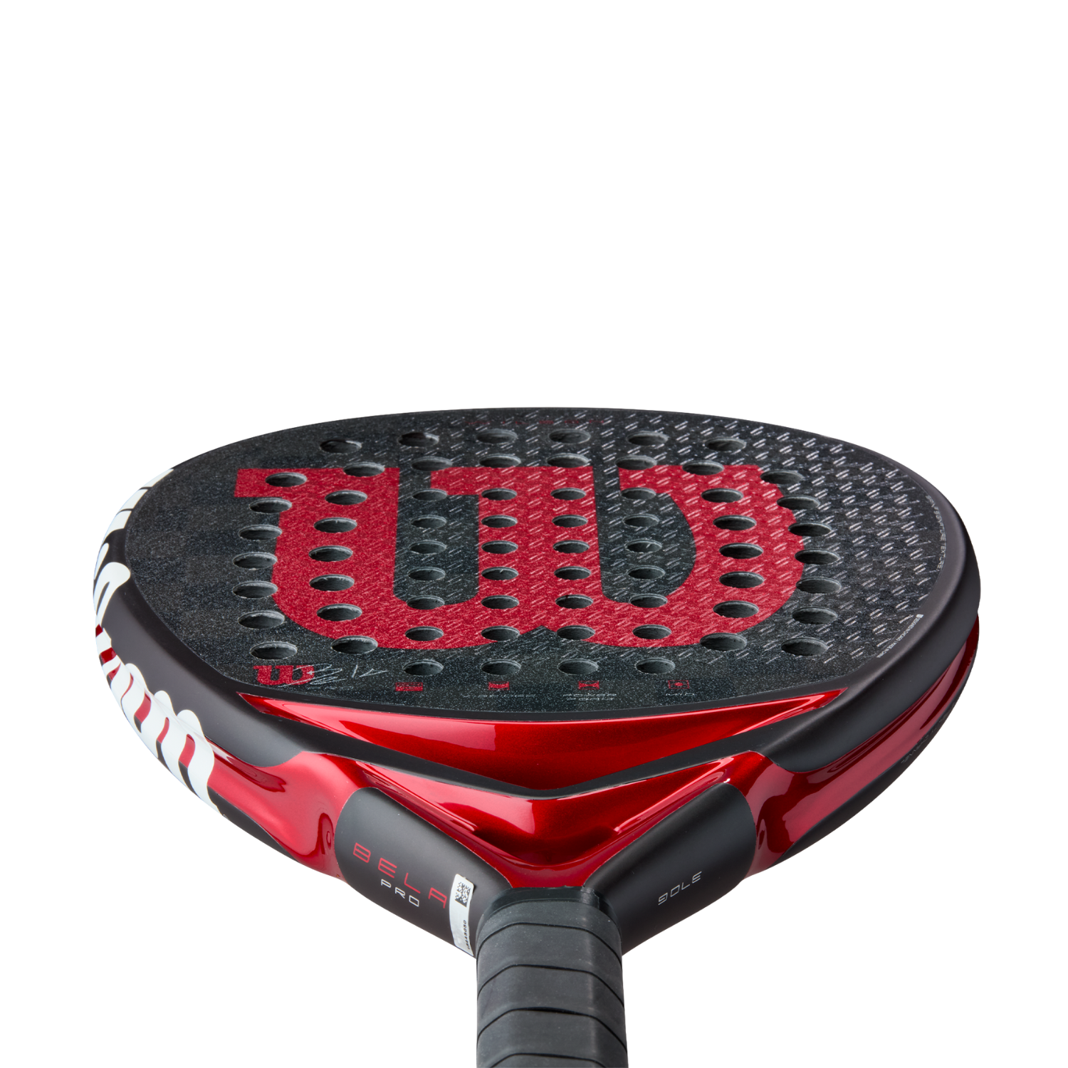 Wilson Bela Pro V3 Padel Racket - Black/Red