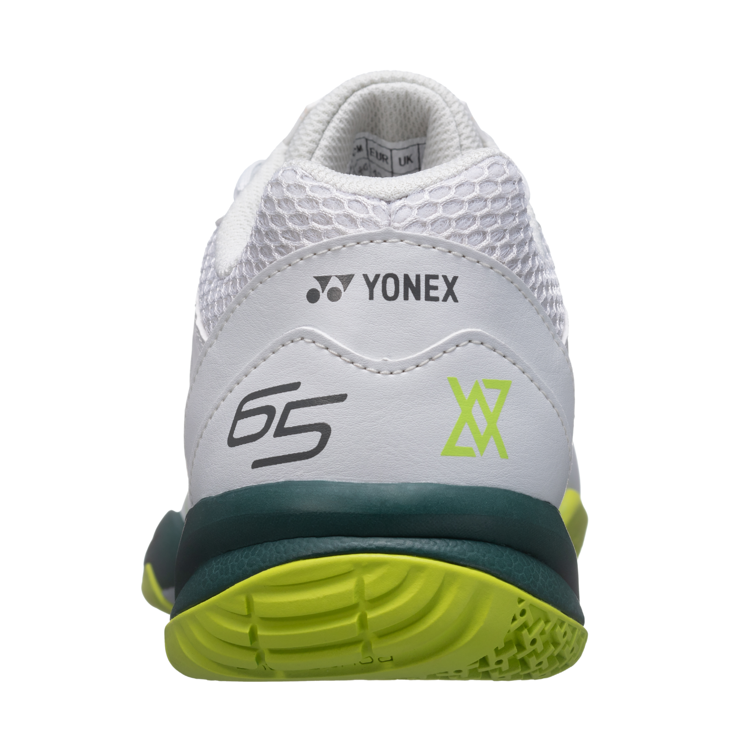 Yonex Power Cushion 65X4 VA Unisex Badminton Shoes - White/Lime - VA - Viktor Axelsen Collection - SHBVAX