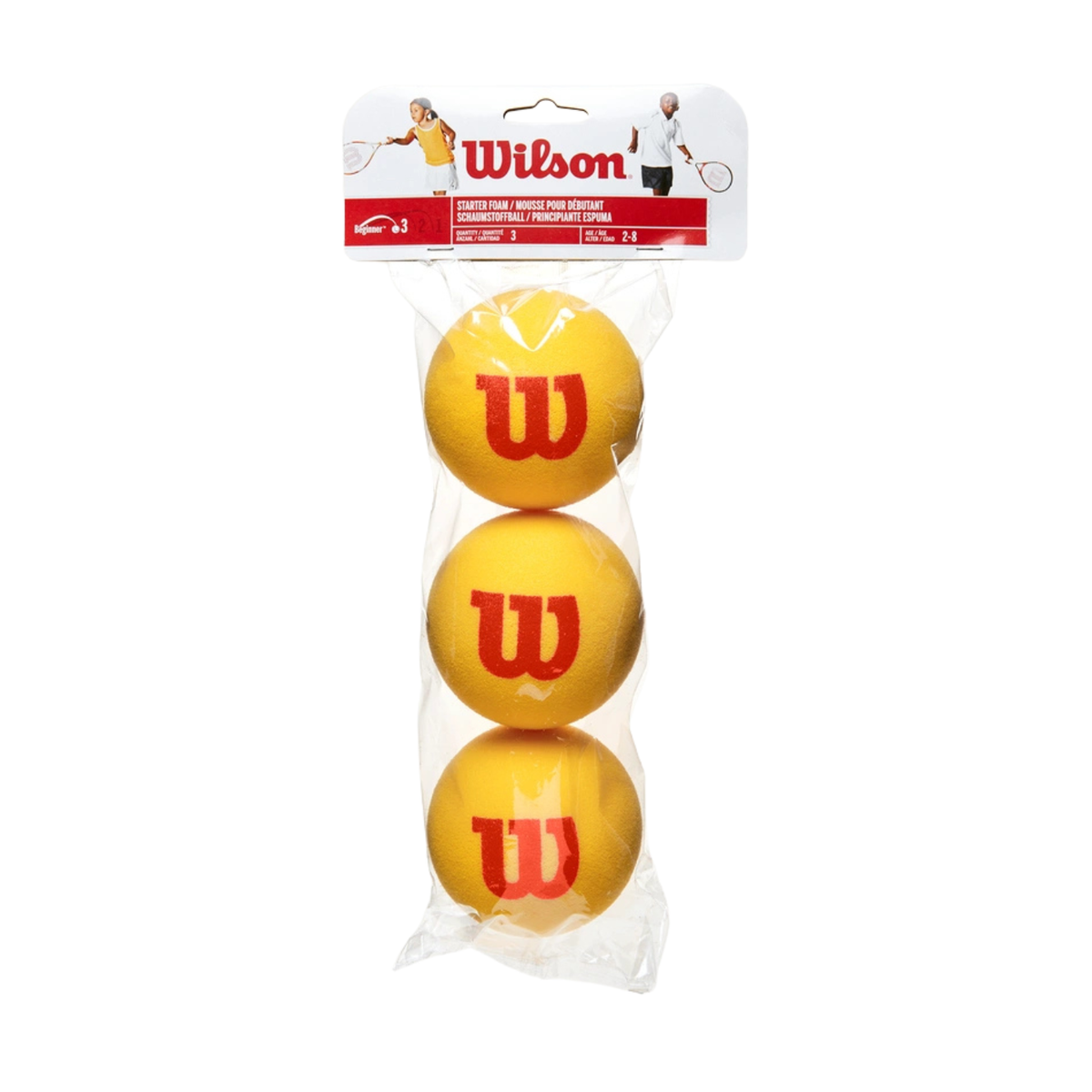 Wilson Starter Foam (WRZ258900) Yellow 3Pack Tennis Balls Wilson