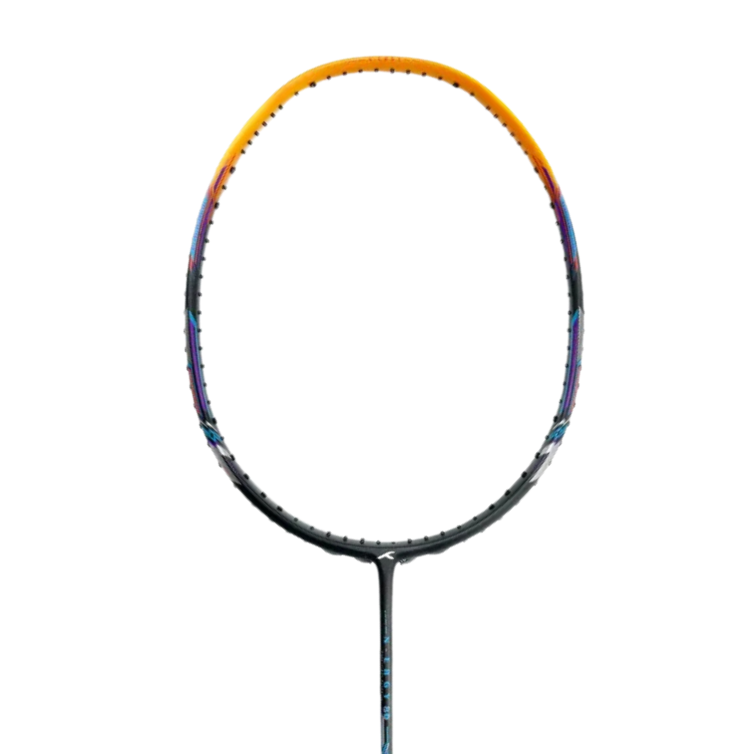 Hundred N-Ergy 80 Strung 4U Badminton Racket - Black/Orange