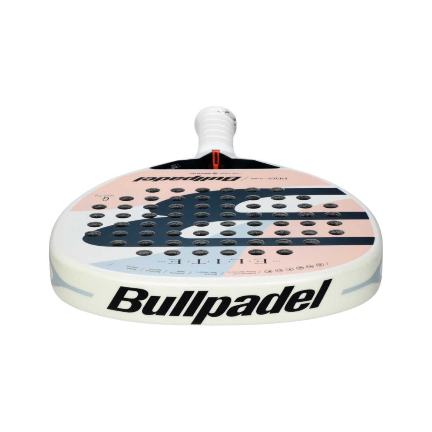 BullPadel Elite Women Padel Racket - White