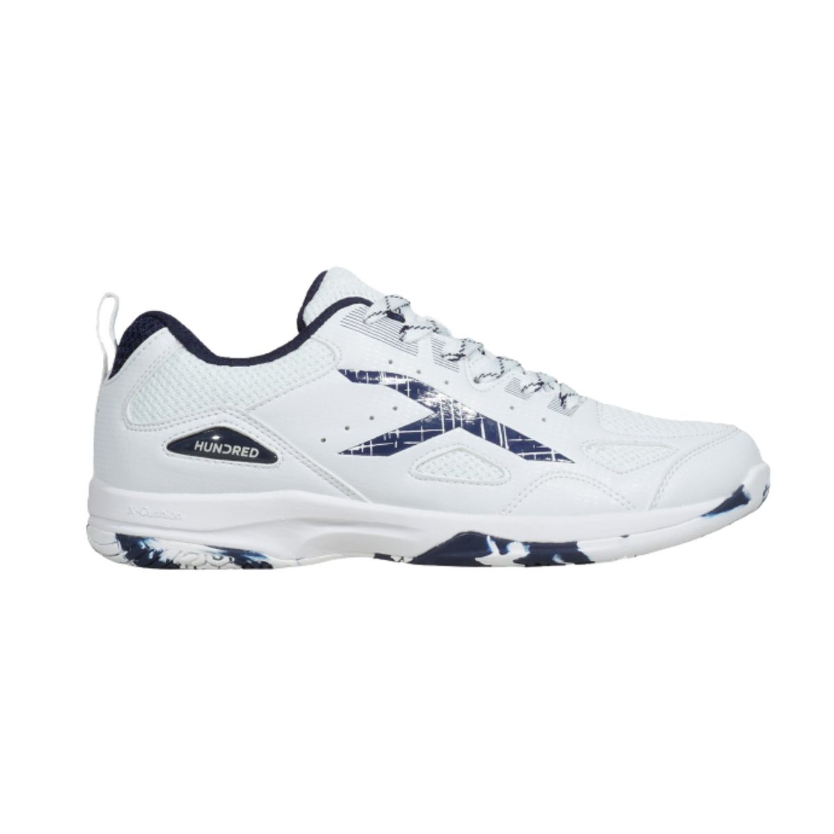 Hundred Galaxy Badminton Shoes - White/Navy