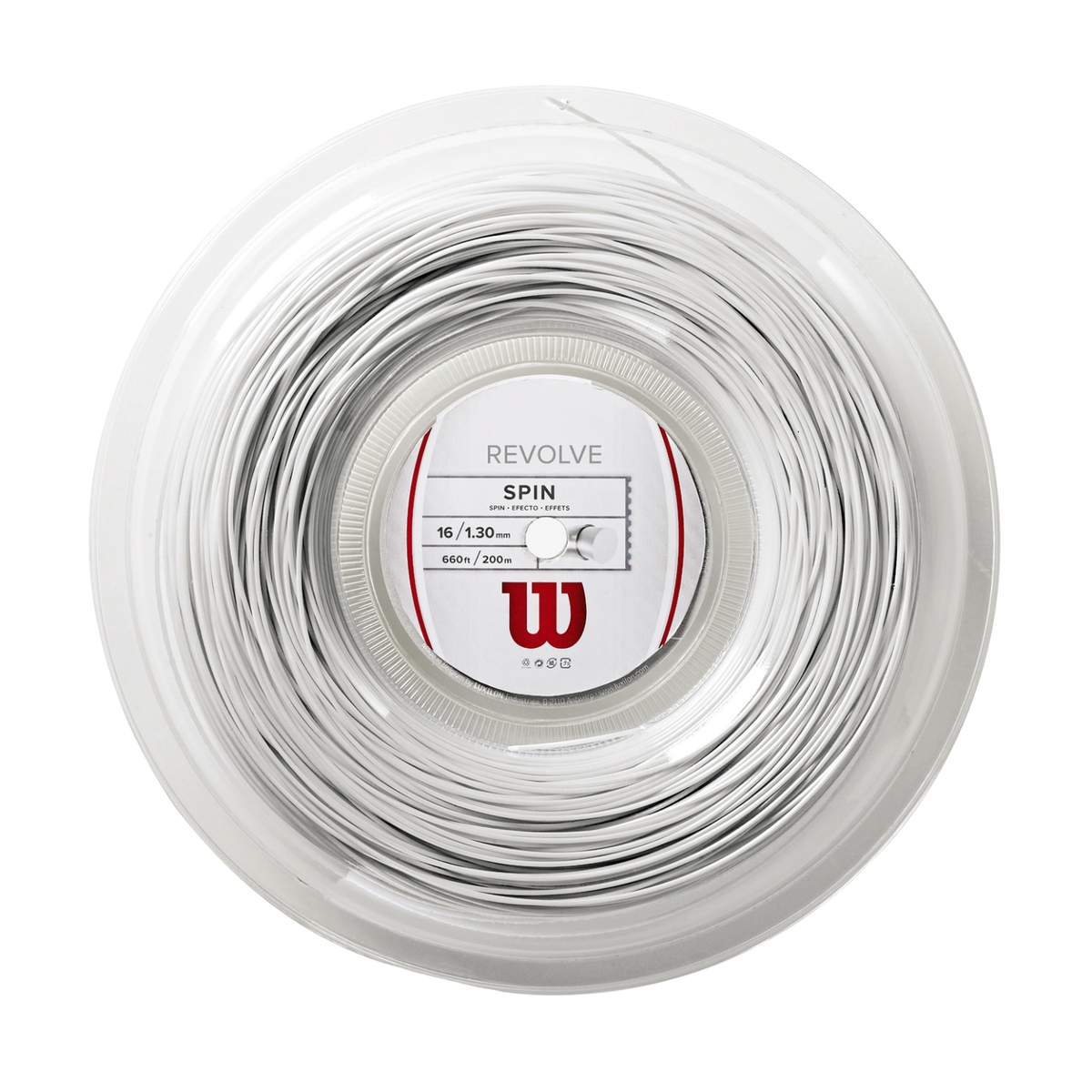 Wilson Revolve tennis string reel, white