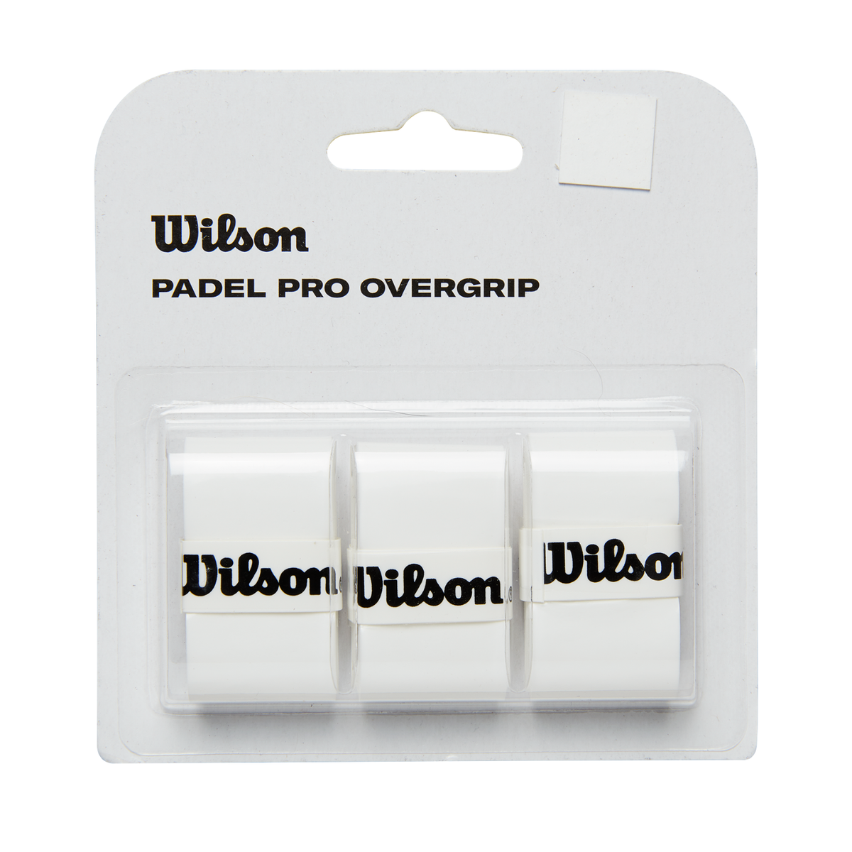 Wilson Pro Padel Overgrip, White, front view