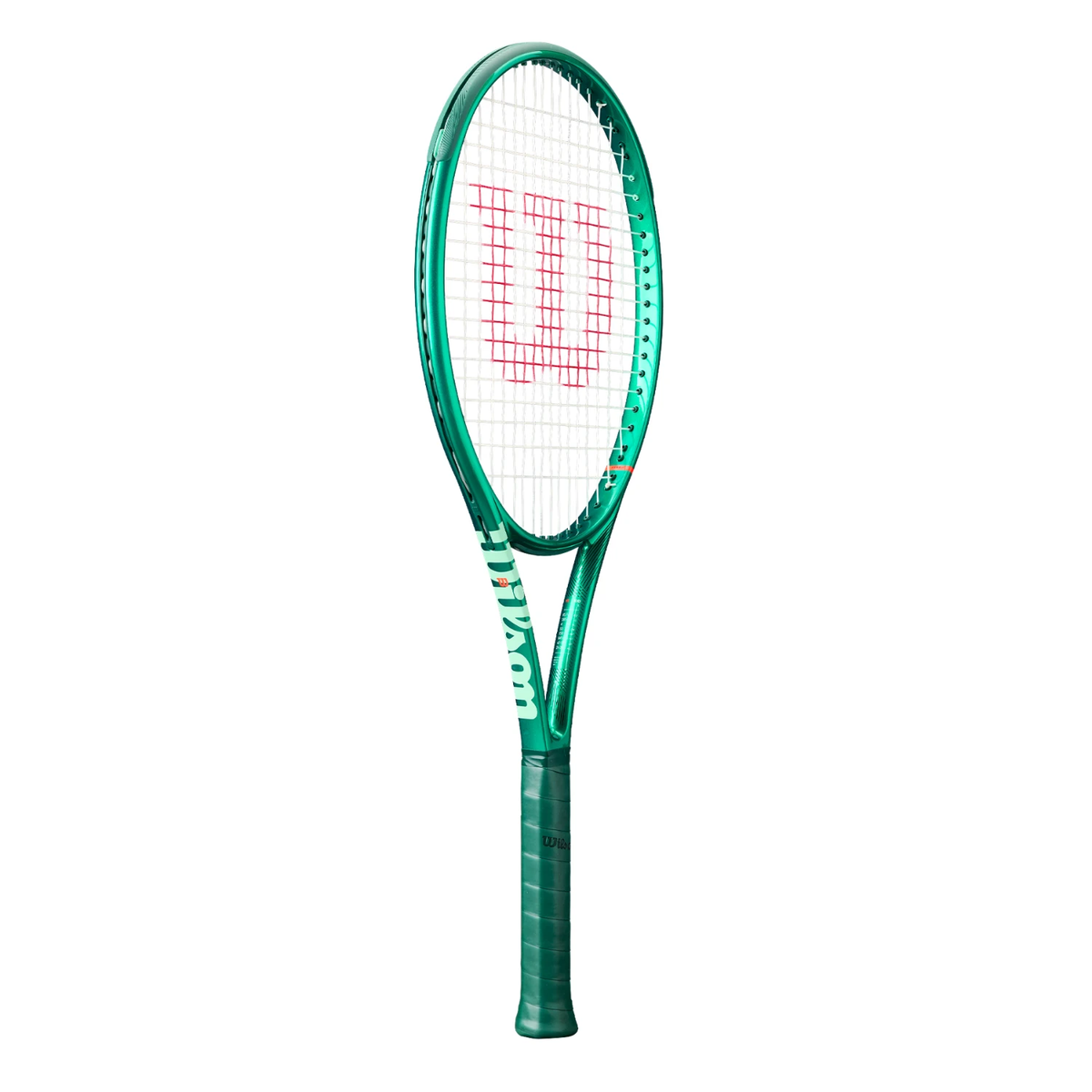 Demo Wilson Blade 100L V10 2026 Tennis Racket, Green, back view