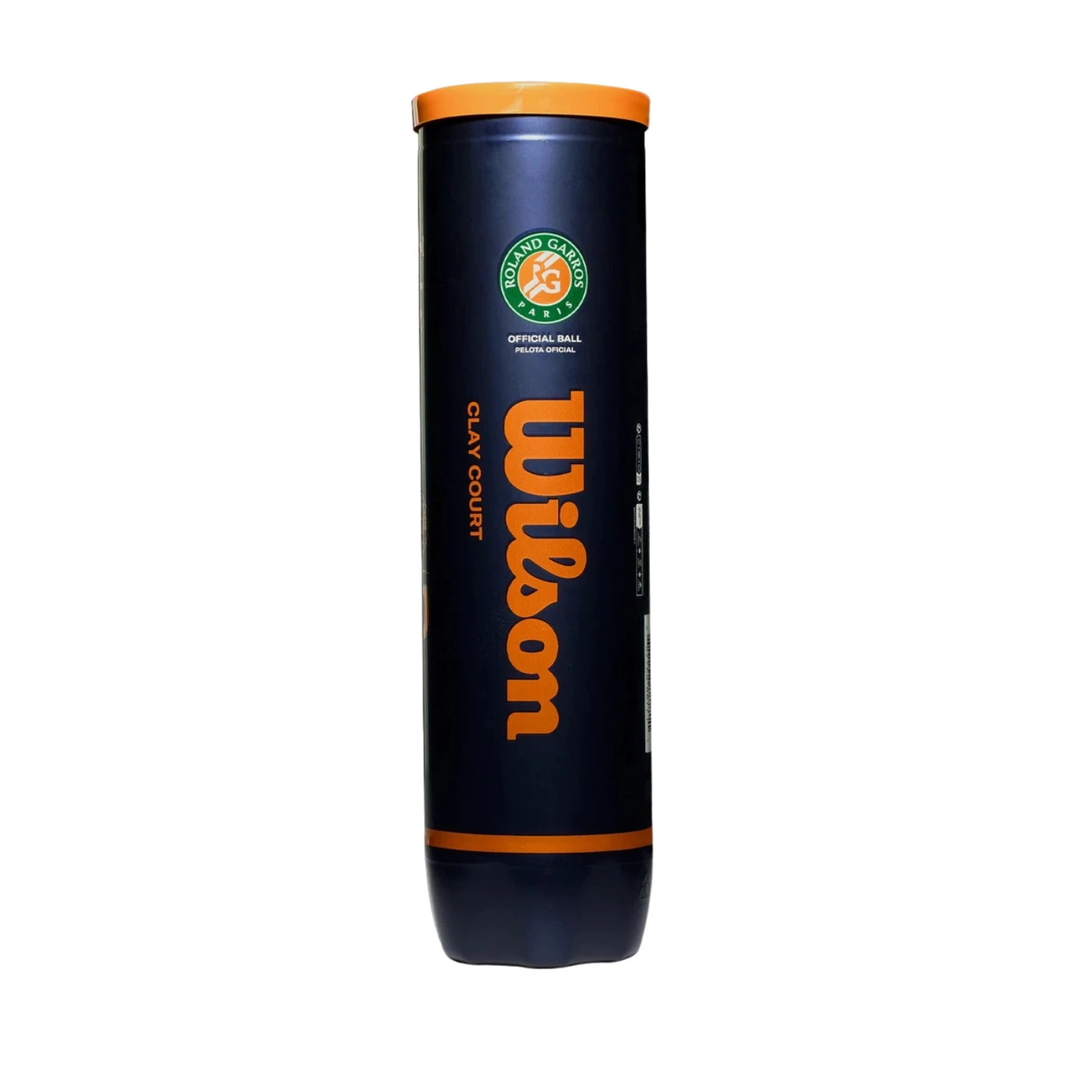Wilson Roland Garros Clay Court 4 Ball Can - Yellow Yellow One Size Tennis Balls Wilson