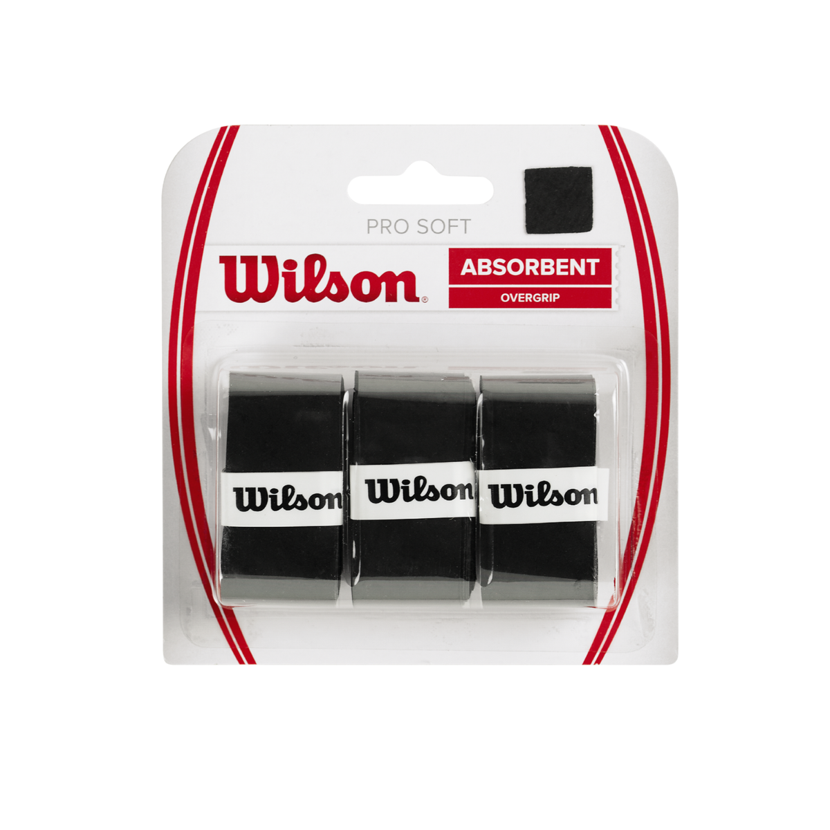 Wilson Pro Soft Overgrip - Black Overgrips Wilson