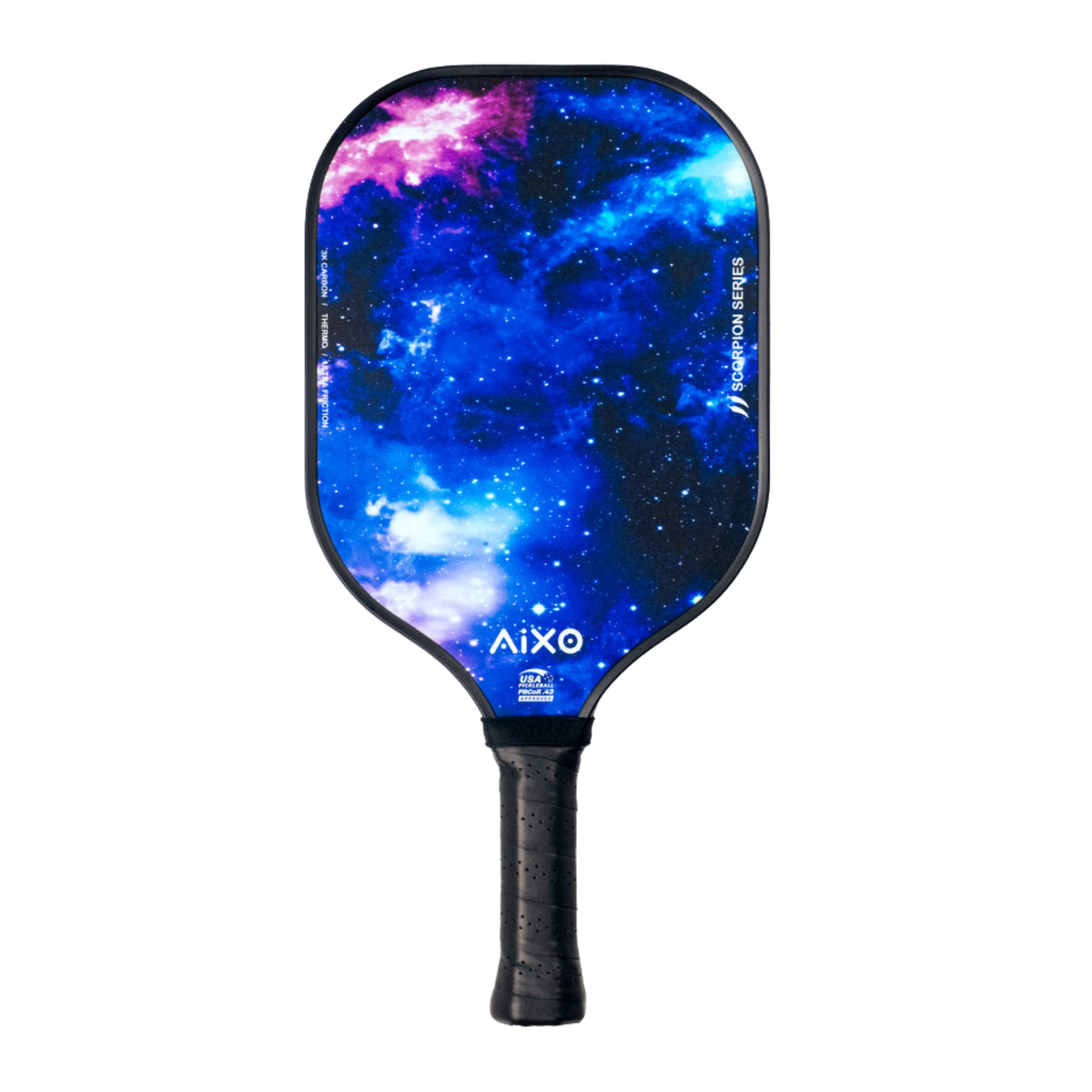 Aixo P11A Scorpion Series Spaceballs 3K Raw Carbon Pickleball Paddle Pickleball Paddle Aixo