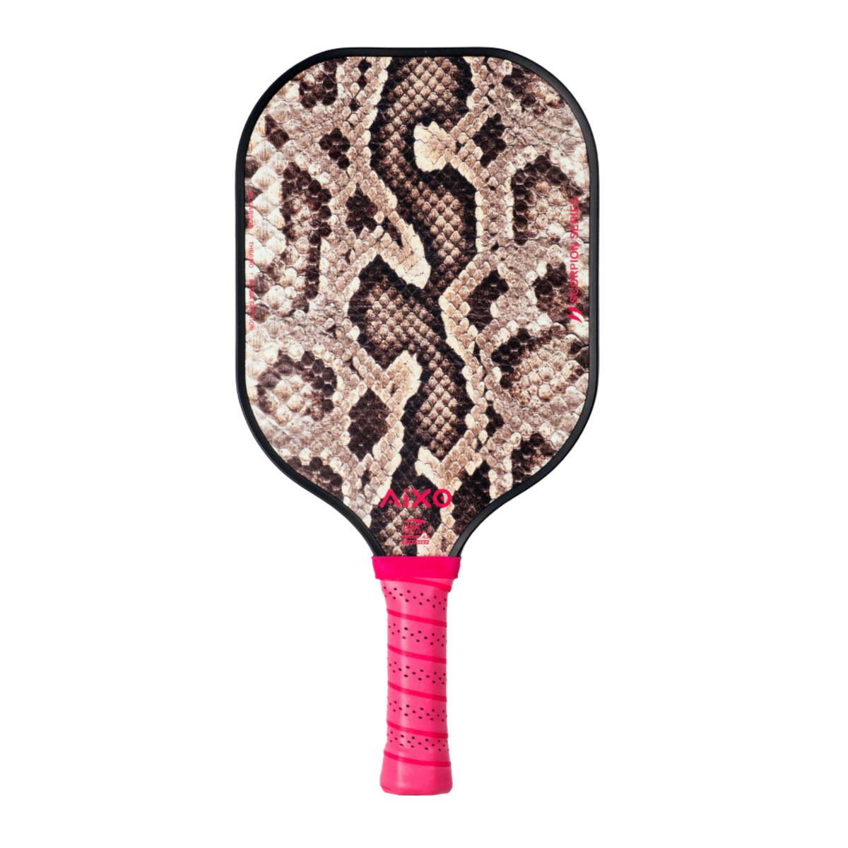 Aixo P11A Scorpion Series Glam Slam 3K Raw Carbon Pickleball Paddle Pickleball Paddle Aixo