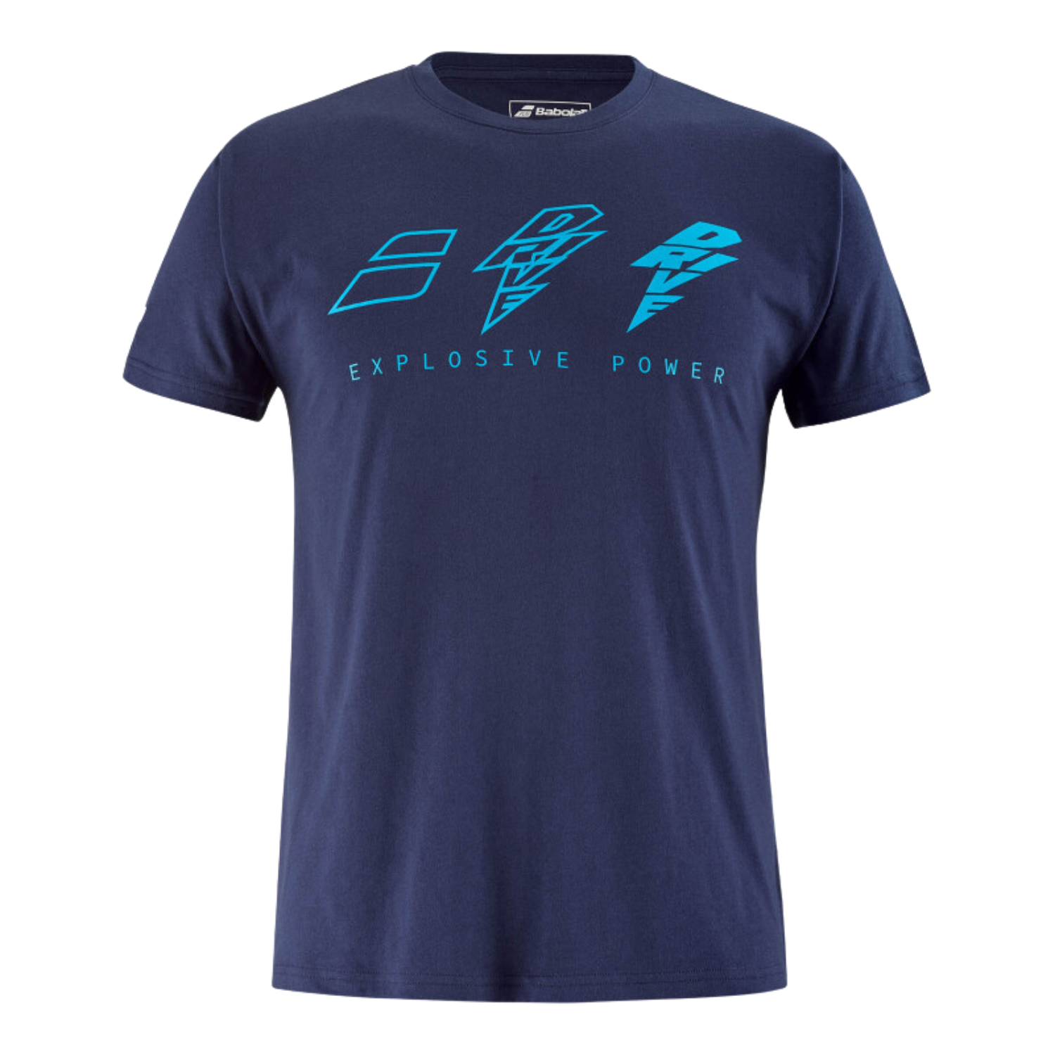 Babolat Drive Cotton T- Shirt Men - Drive Blue Drive Blue S Clothing Babolat