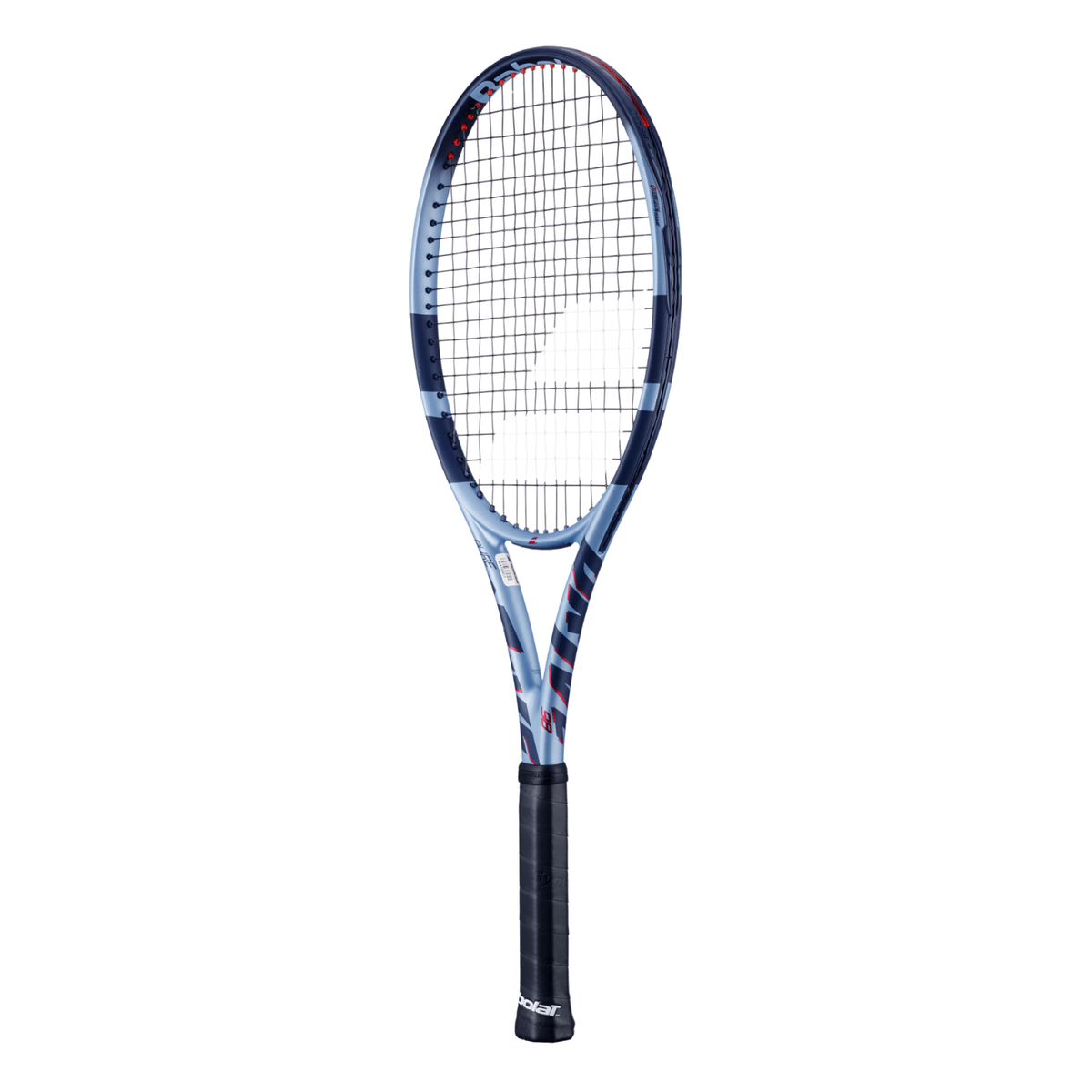 Demo Babolat Pure Drive 98 305g Gen11 Strung Tennis Racket, Metallic Blue/Midnight Blue, back view