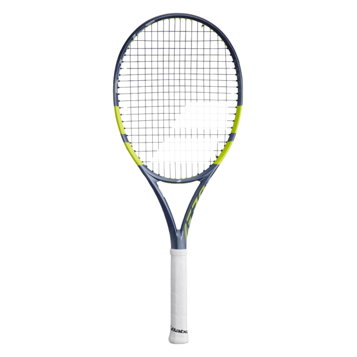 Babolat Pure Aero Team Gen9 2026 Tennis Racket Strung 285g, Grey/Yellow, front view