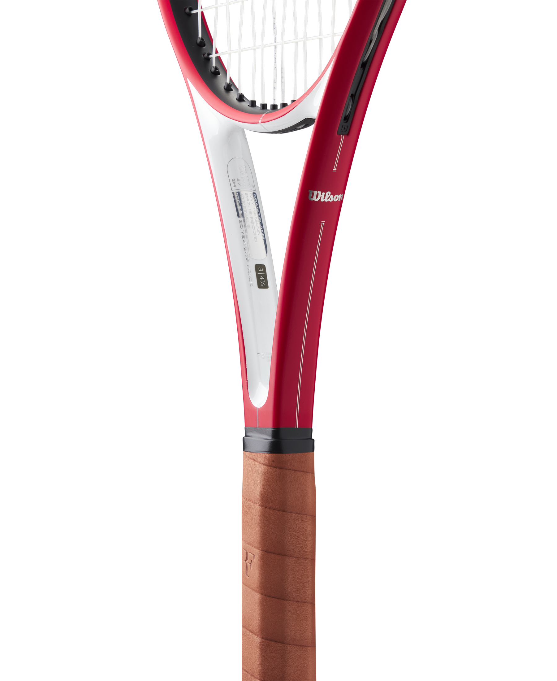 Wilson Roger Federer RF 01 Pro Classic Tennis Racket - White/Red