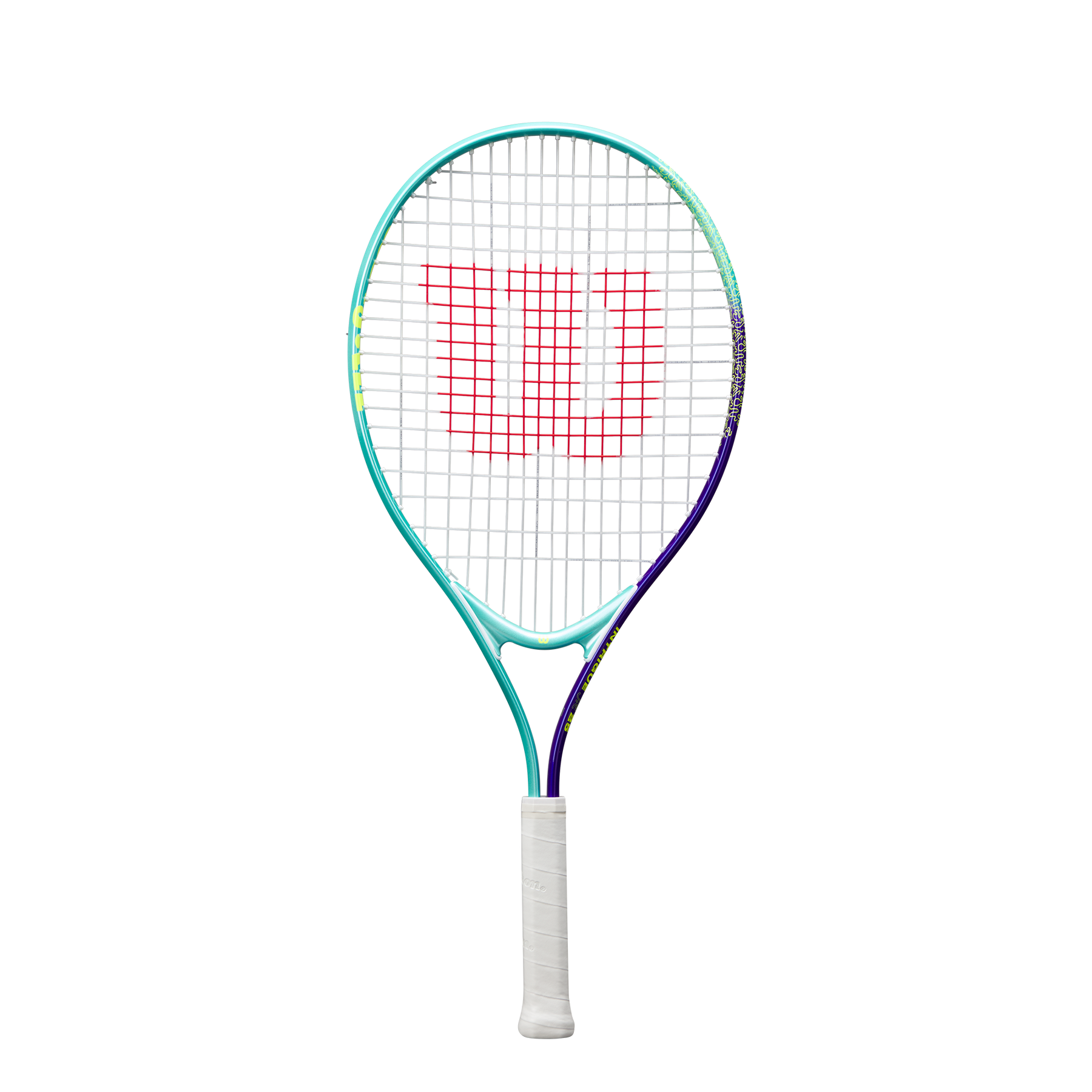 Wilson Intrigue Junior 25 Girls Tennis Racket - 205g - Green/Navy