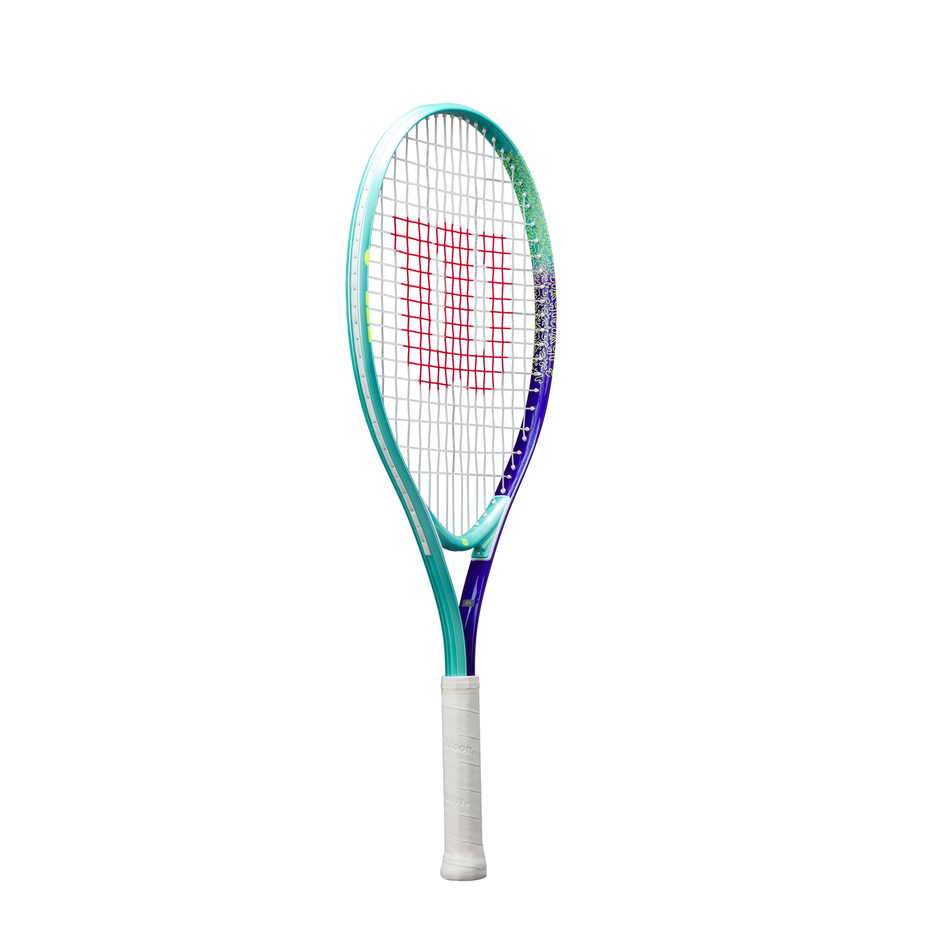 Wilson Intrigue Junior 25 Girls Tennis Racket - 205g - Green/Navy