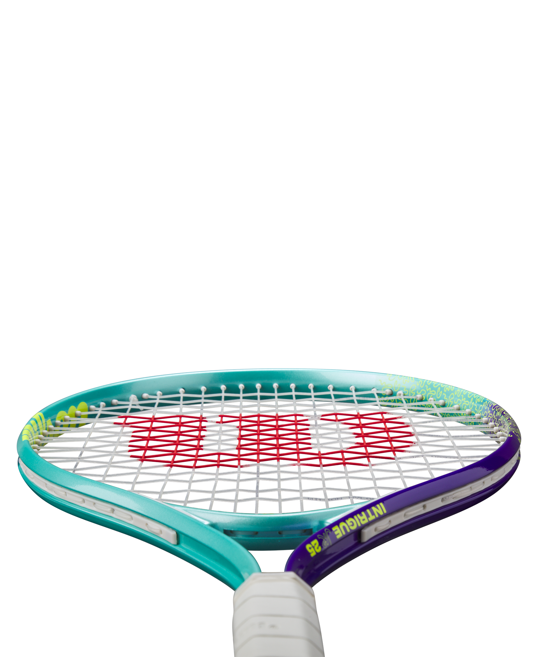 Wilson Intrigue Junior 25 Girls Tennis Racket - 205g - Green/Navy
