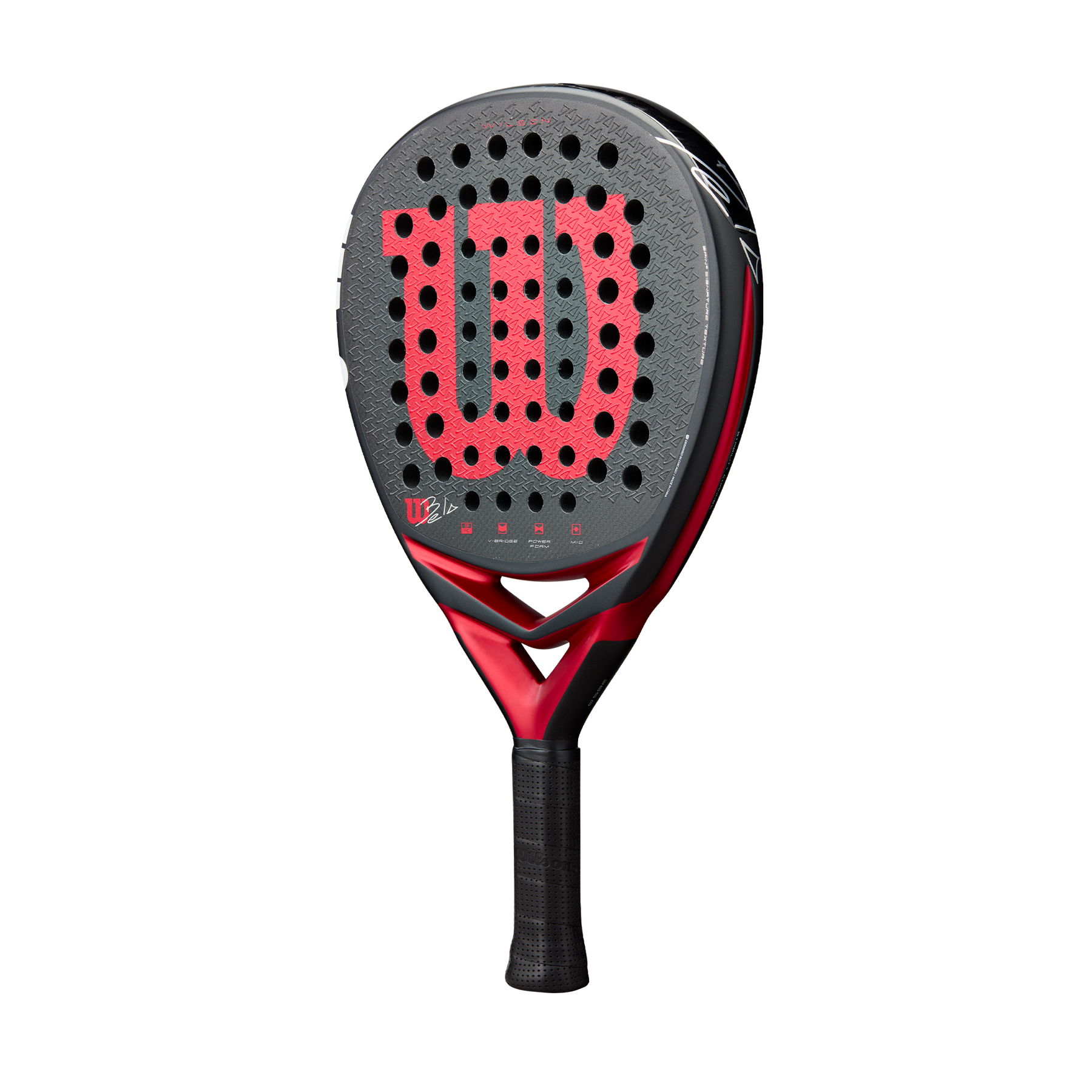 Wilson Bela V3 Padel Racket - Black/Red