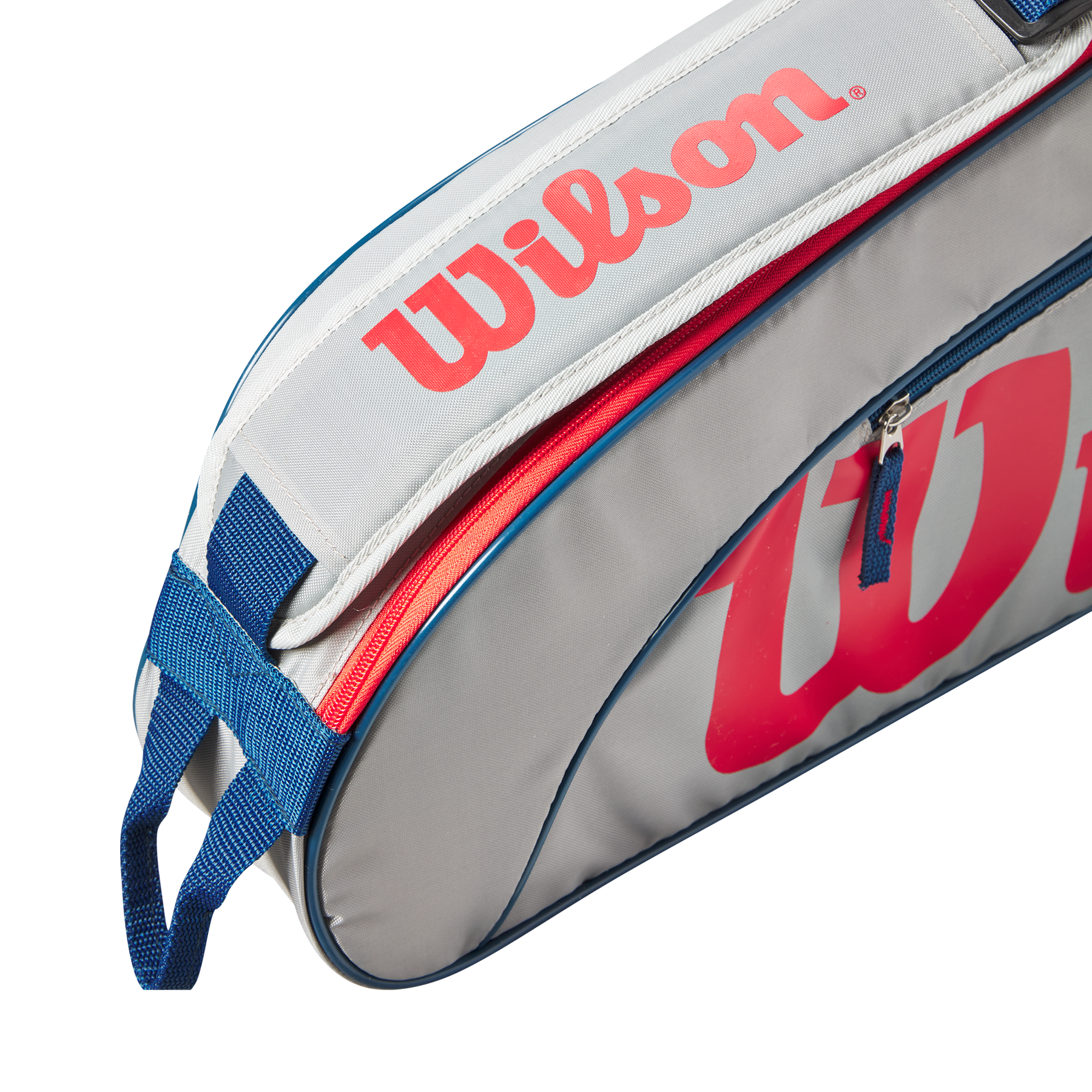 Wilson Junior 3 Pack Racket Bag - Grey/Red