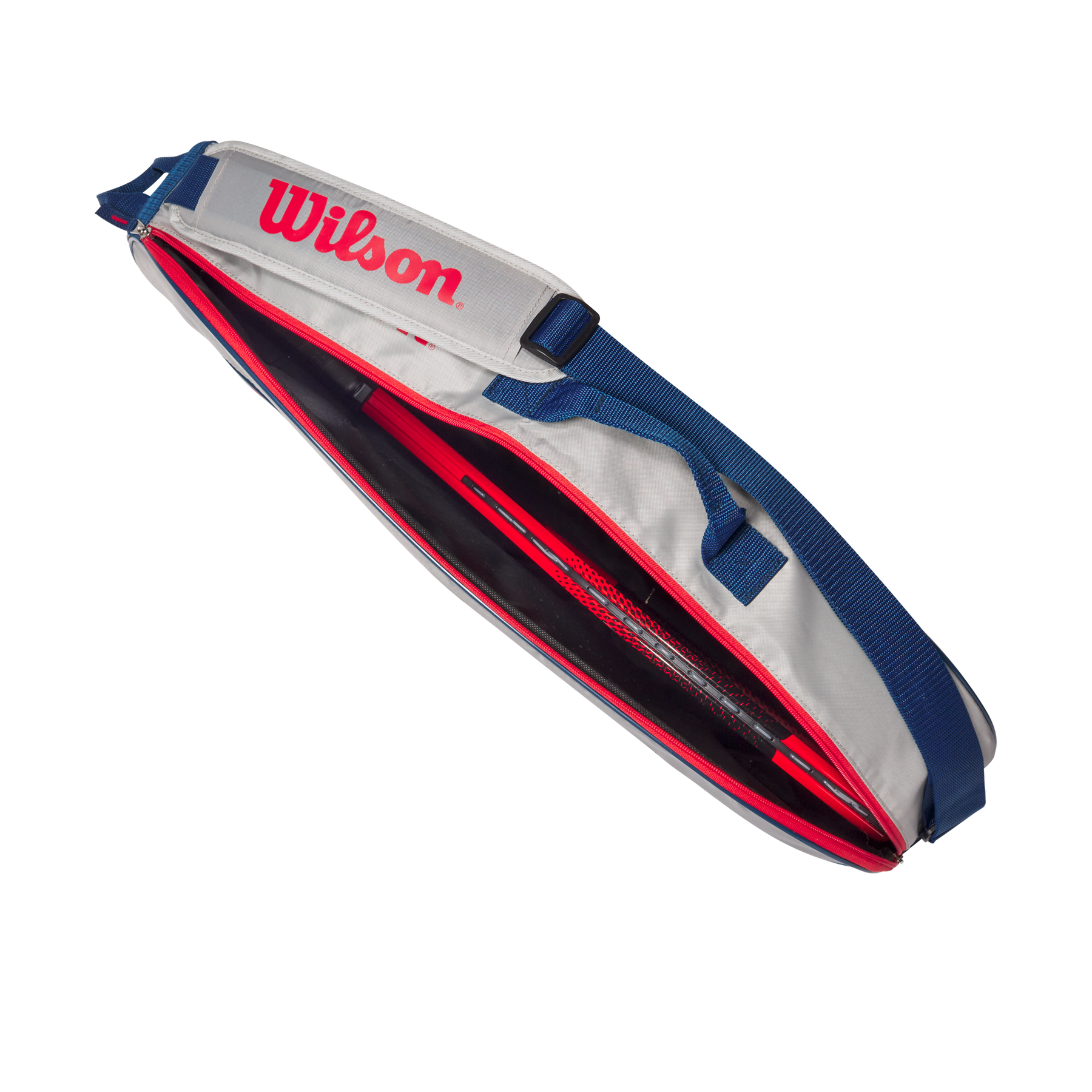 Wilson Junior 3 Pack Racket Bag - Grey/Red