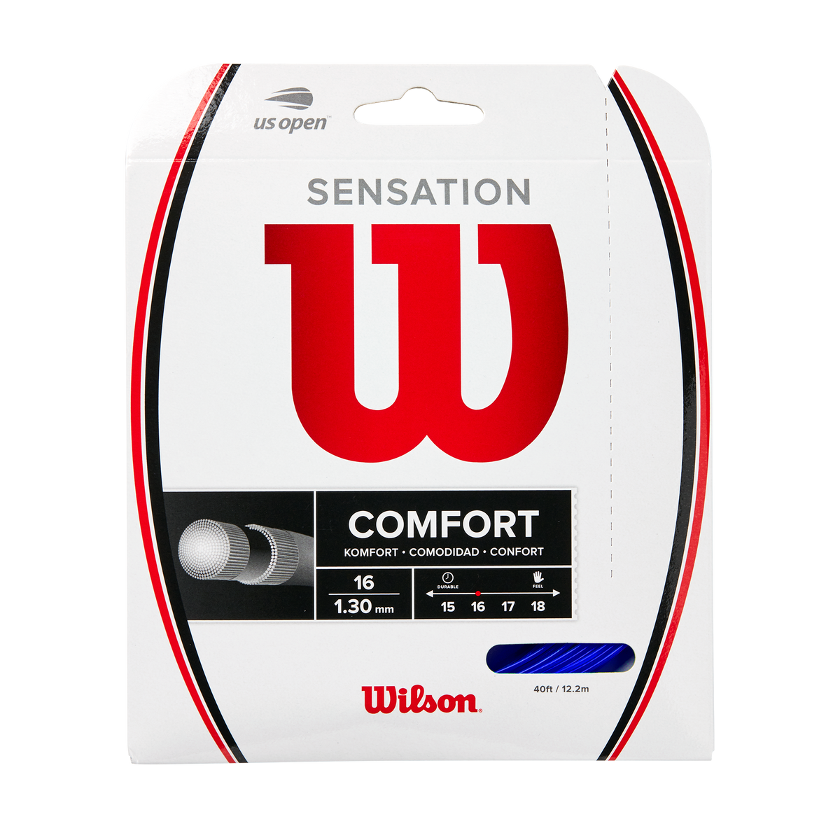 Wilson Sensation 16 String Set - Blue Blue 1.30mm 12M Set String (Reel) Wilson