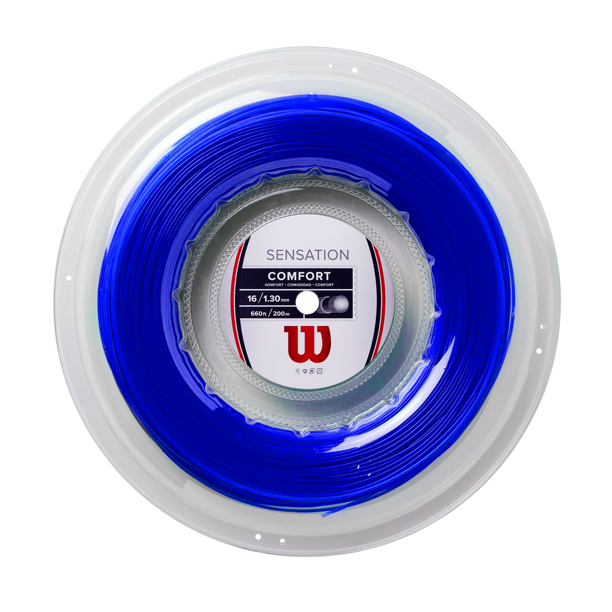 Wilson Sensation 16 String Reel - Blue Blue 1.30mm 200m String (Reel) Wilson