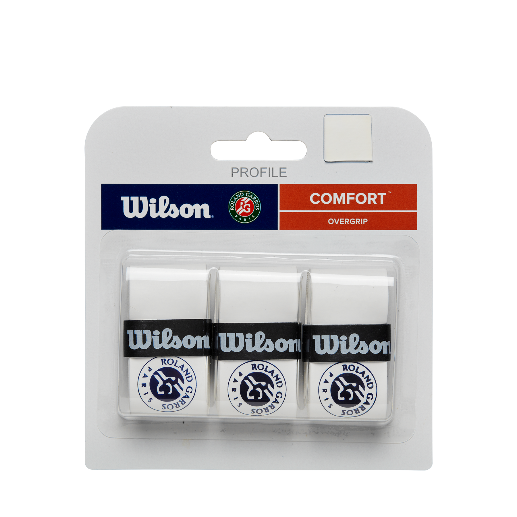Wilson Roland Garros Overgrips - White/Navy