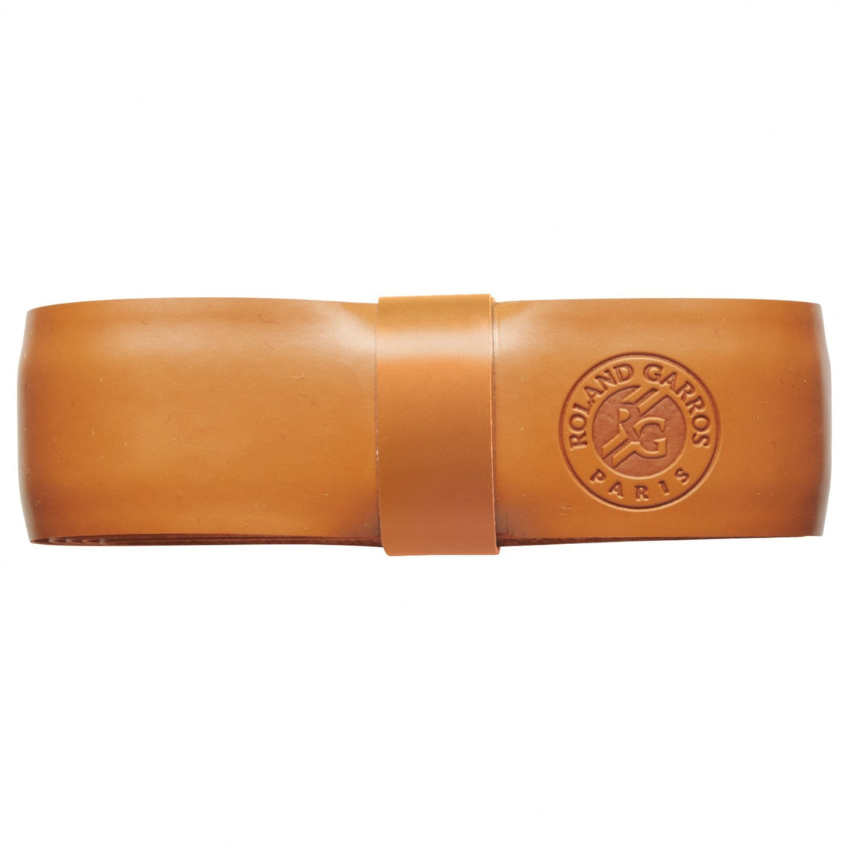 Wilson Roland Garros Pro Performance Replacement Grip, Leather, Orange, front view
