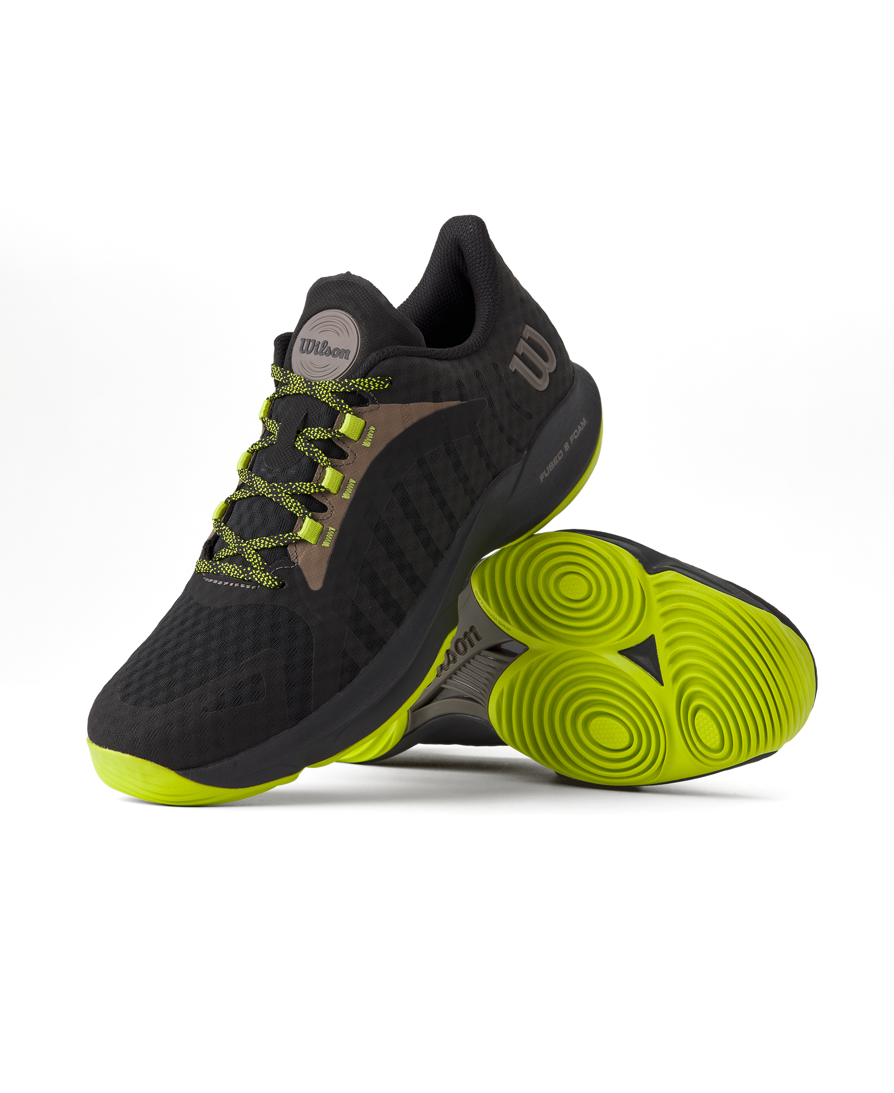 Wilson Hurakn Pro Padel Shoes - Black/Lime