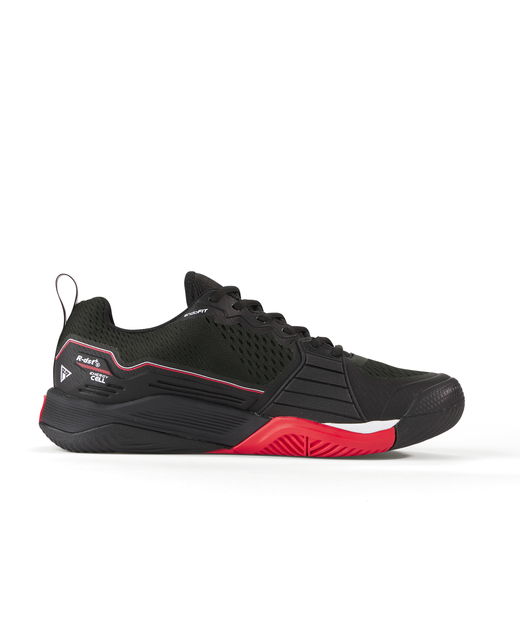 Wilson Rush Pro 4.5 Tennis Shoes Men - Black/Red