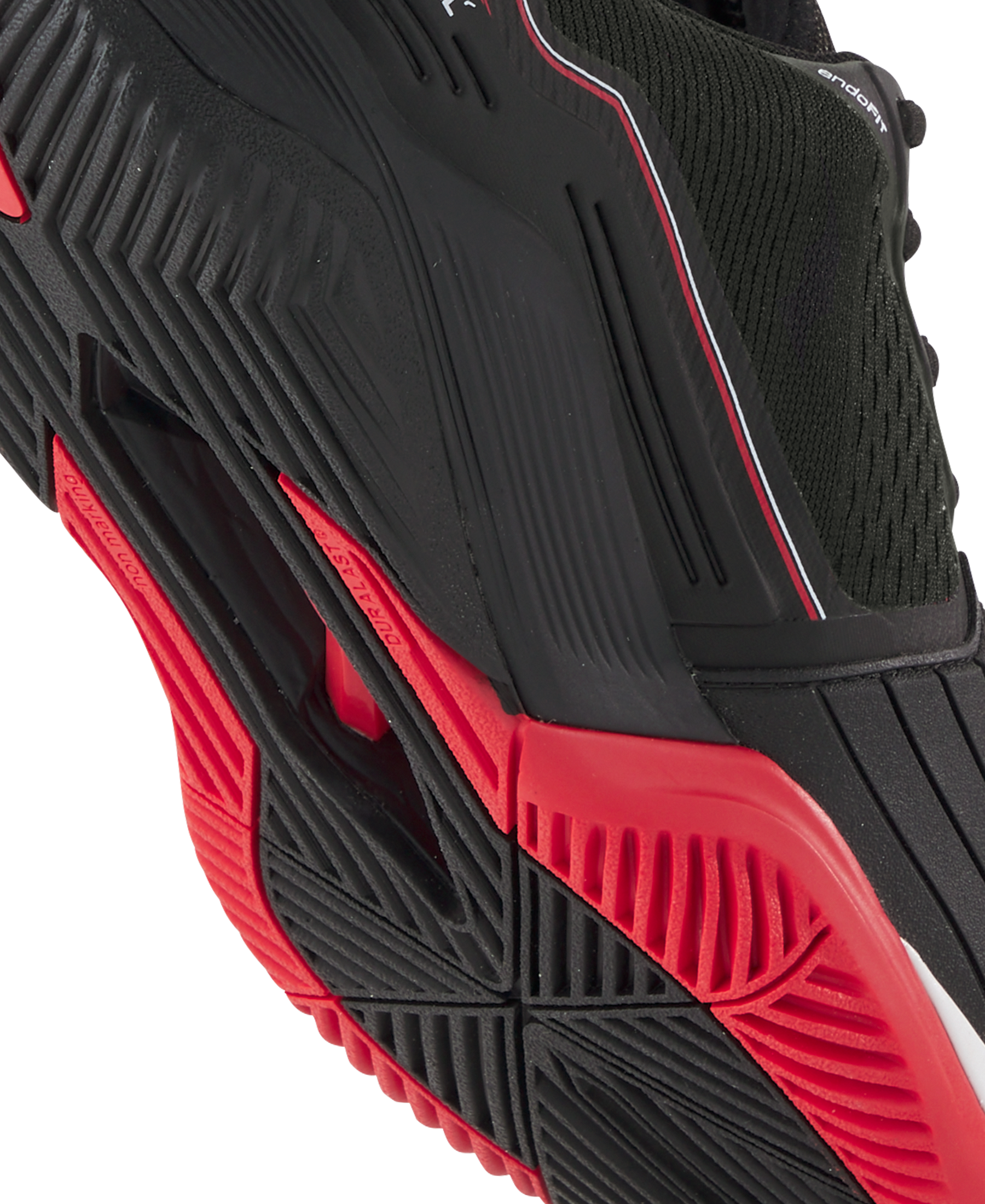 Wilson Rush Pro 4.5 Tennis Shoes Men - Black/Red