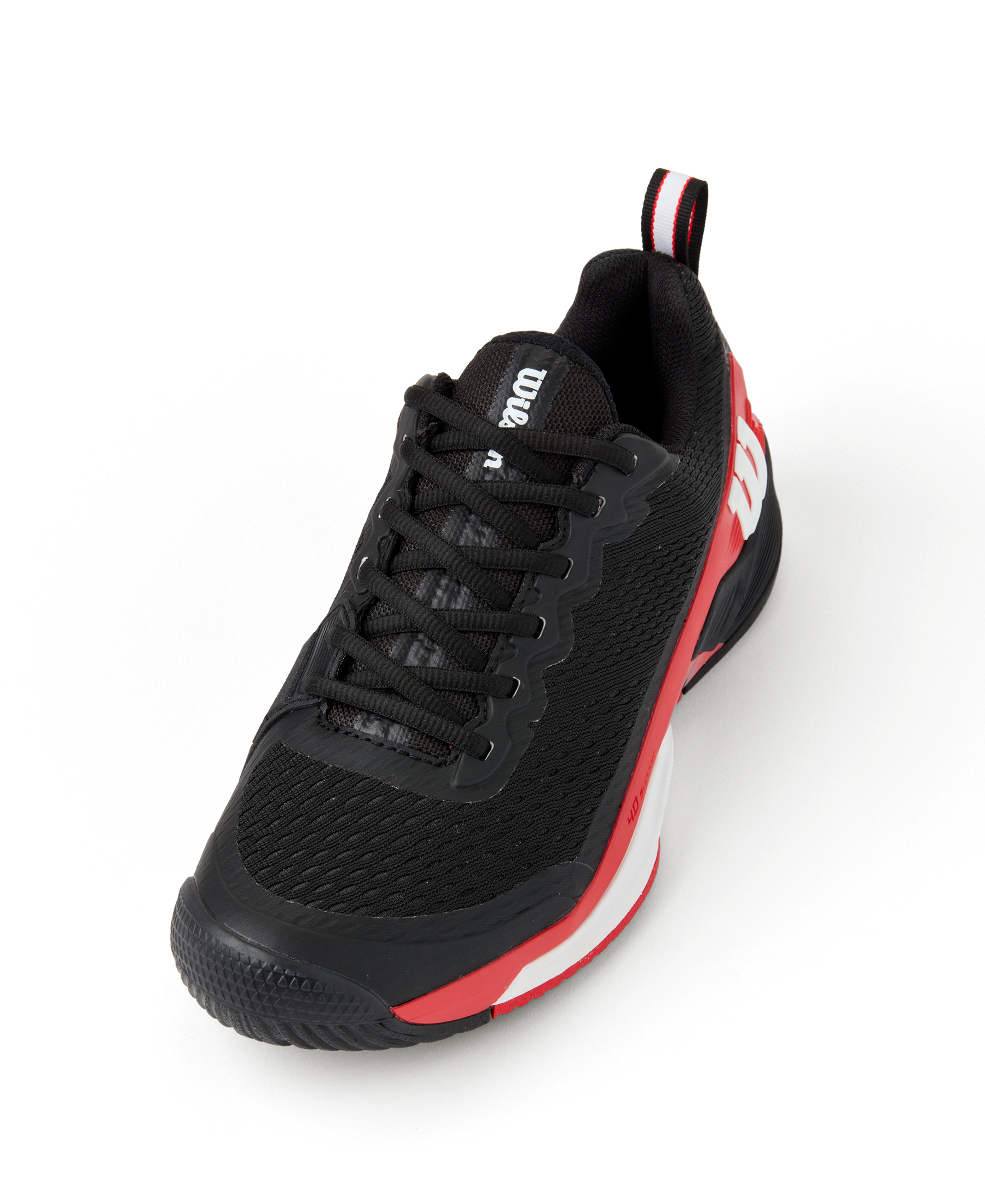 Wilson Rush Pro 4.5 Tennis Shoes Men - Black/Red