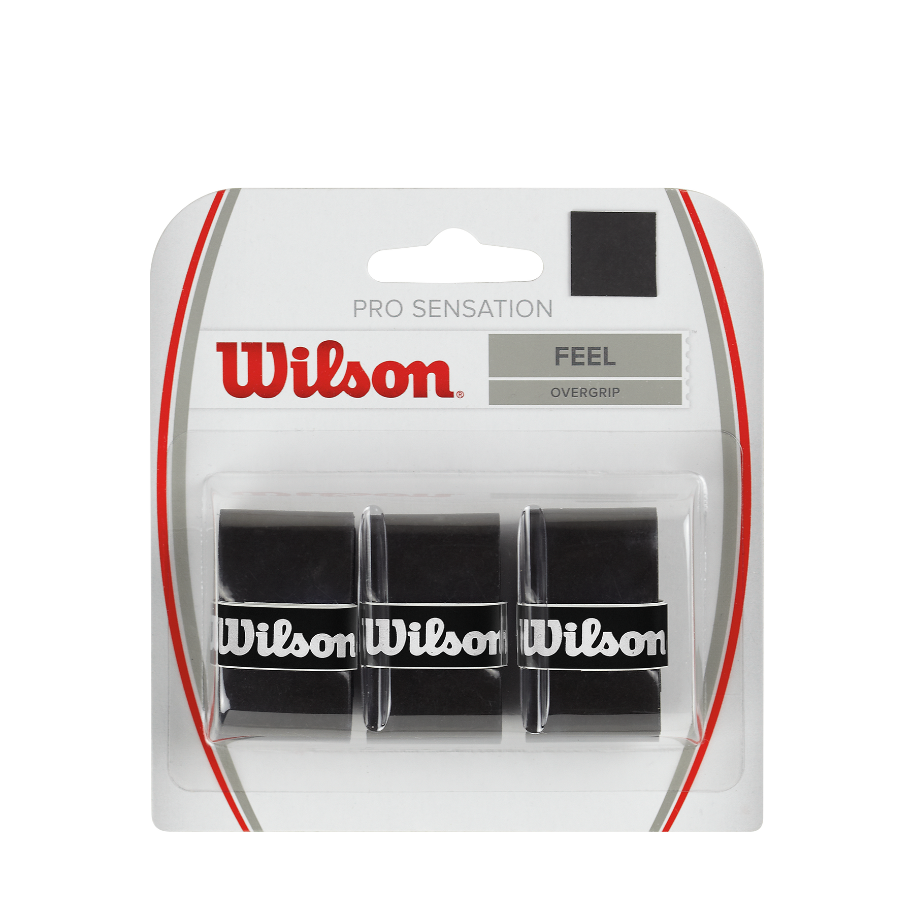 Wilson Pro Overgrip Sensation 3 Pack - Black