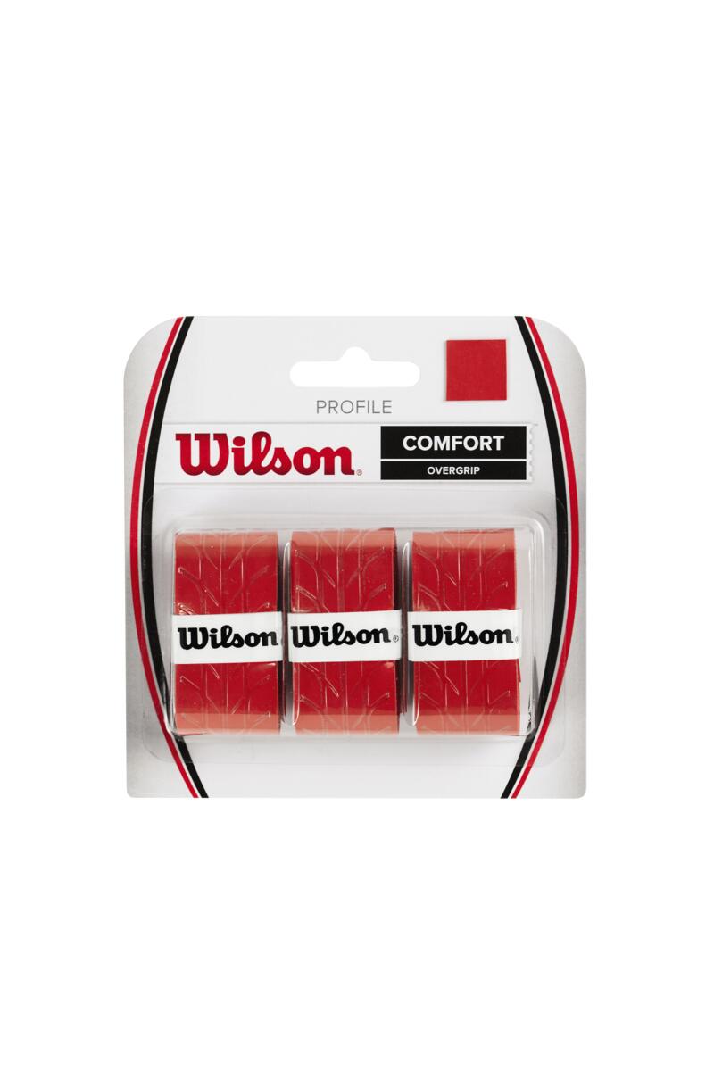Wilson Profile Overgrip Red 3pcs/set WRZ4025RD Overgrips Wilson