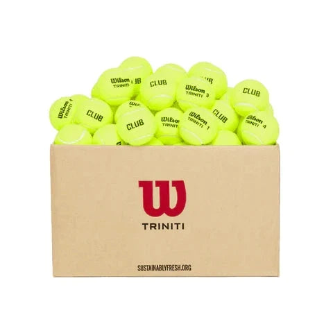 Wilson Triniti Club TBALL 72 Ball Box WR8201501 YELLOW One Size Tennis Balls Wilson