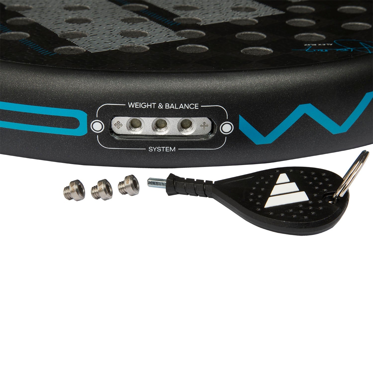 Adidas Adipower Multiweight Ctrl 3.4 Padel Racket 2025 - Black/Blue