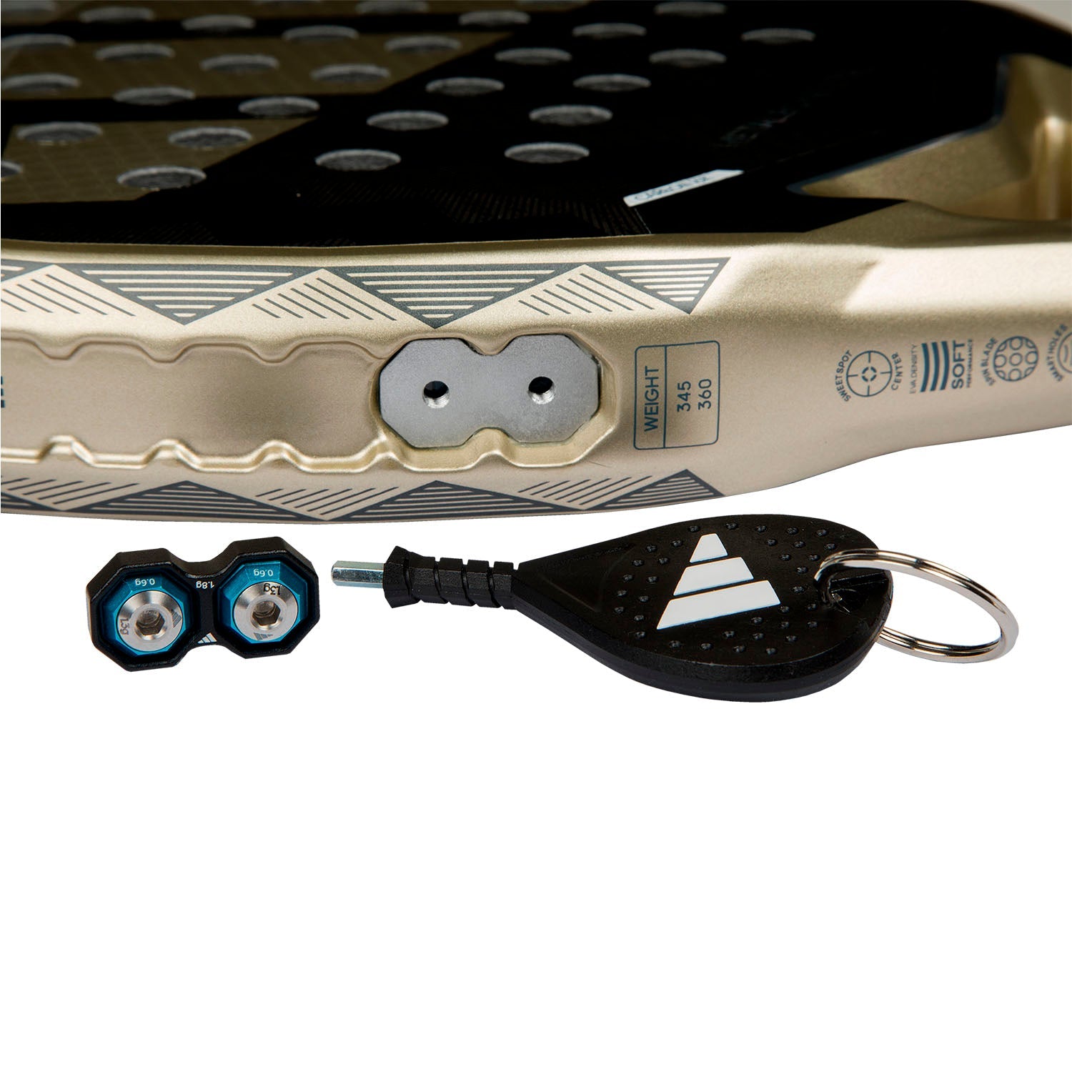 Adidas Metalbone Ctrl 3.4 Padel Racket 2025 - Gold