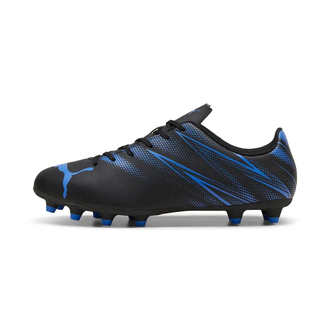 Puma Attacanto FG/AG Football Boots Junior - Puma Black/Silver/Blue