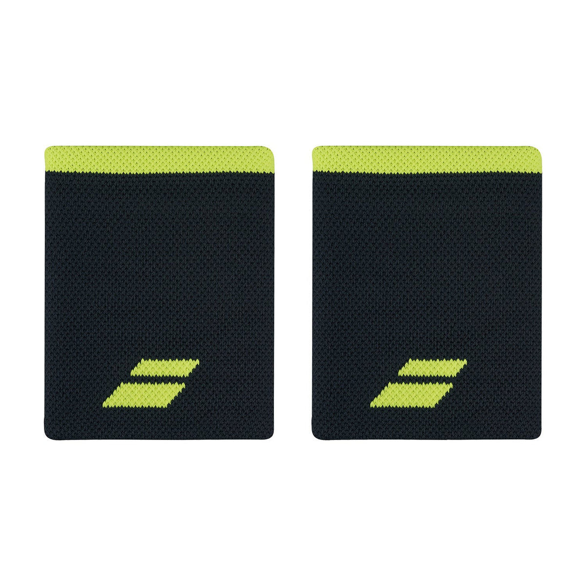 Babolat Logo Jumbo Wristband Unisex - Grey/Yellow