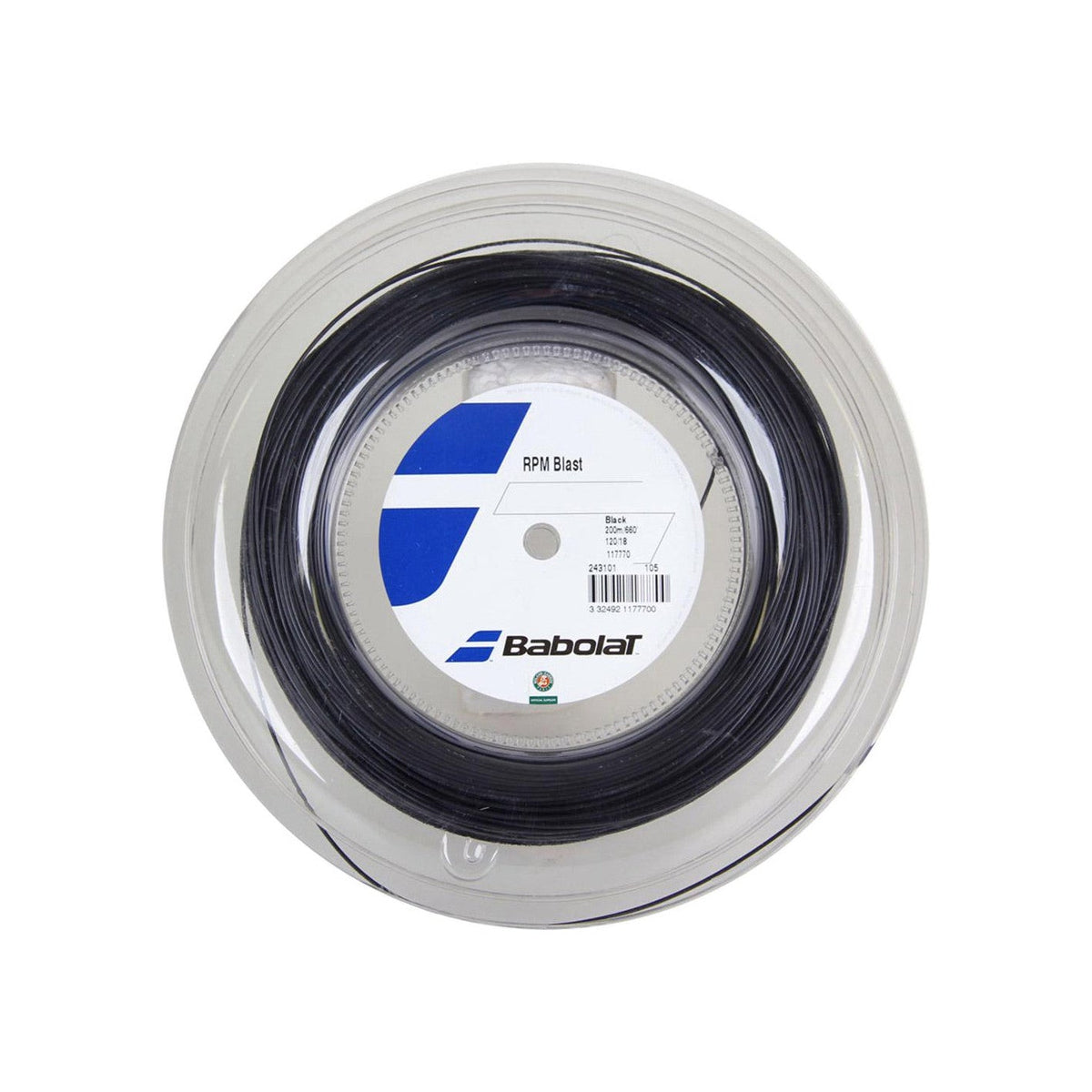 Babolat RPM Blast 1.20mm/200M Tennis String - Black