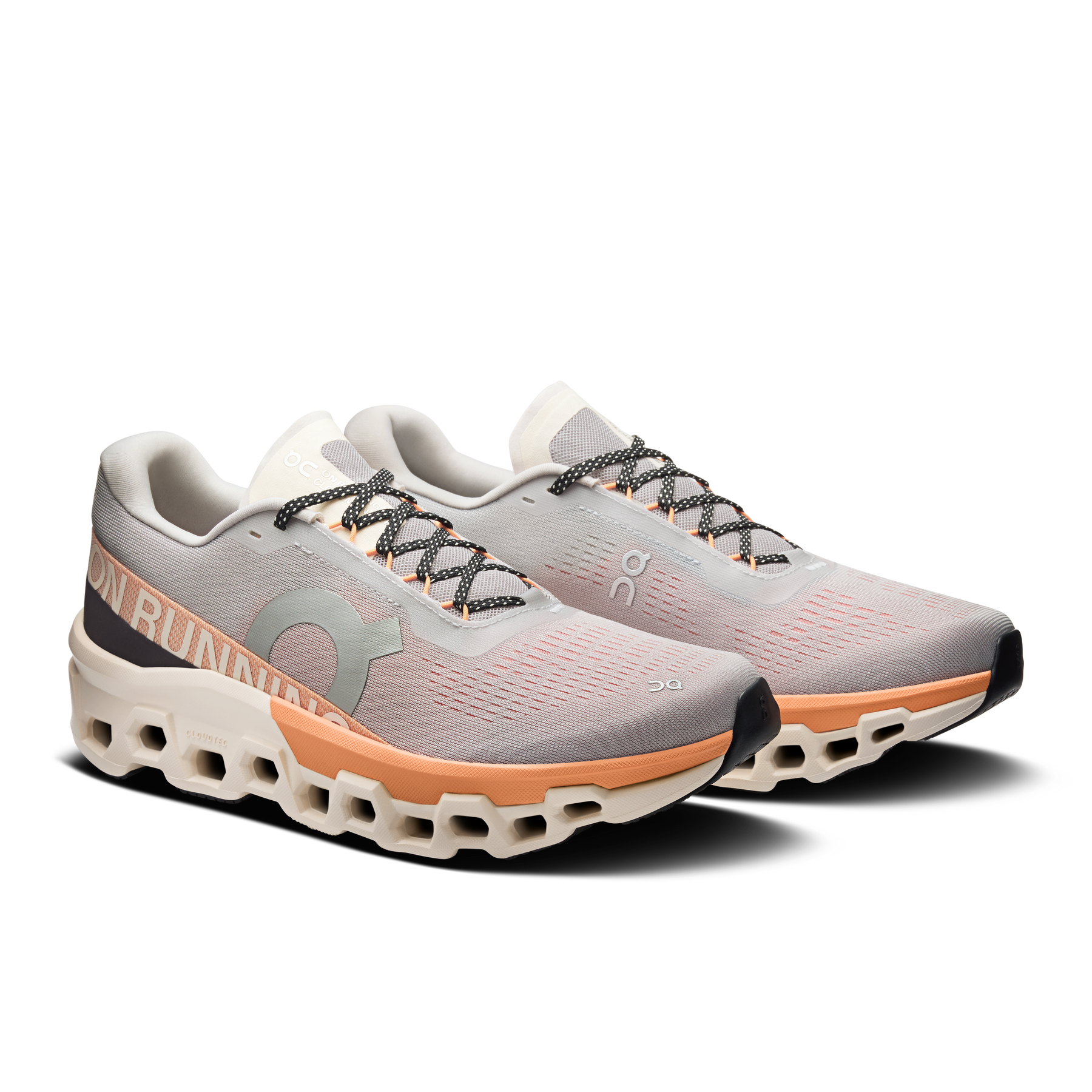 On Running Cloudmonster 2 Running Shoe Men - Glacier/Tangerine