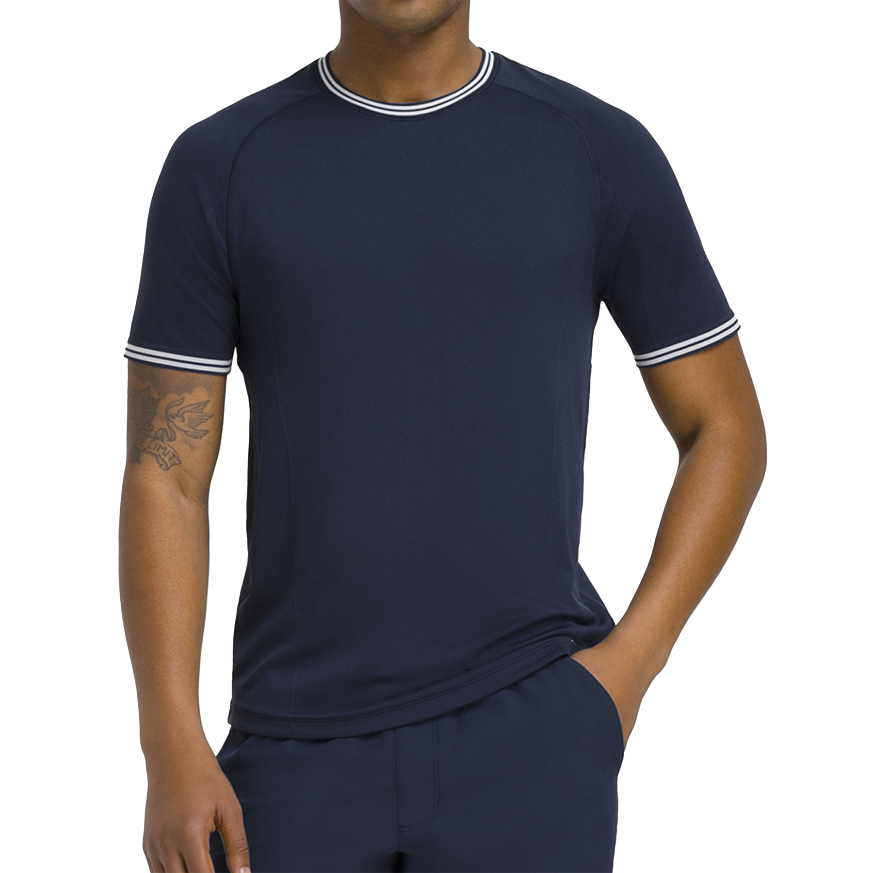 Wilson Court Performance Crew T-Shirt Men - Navy