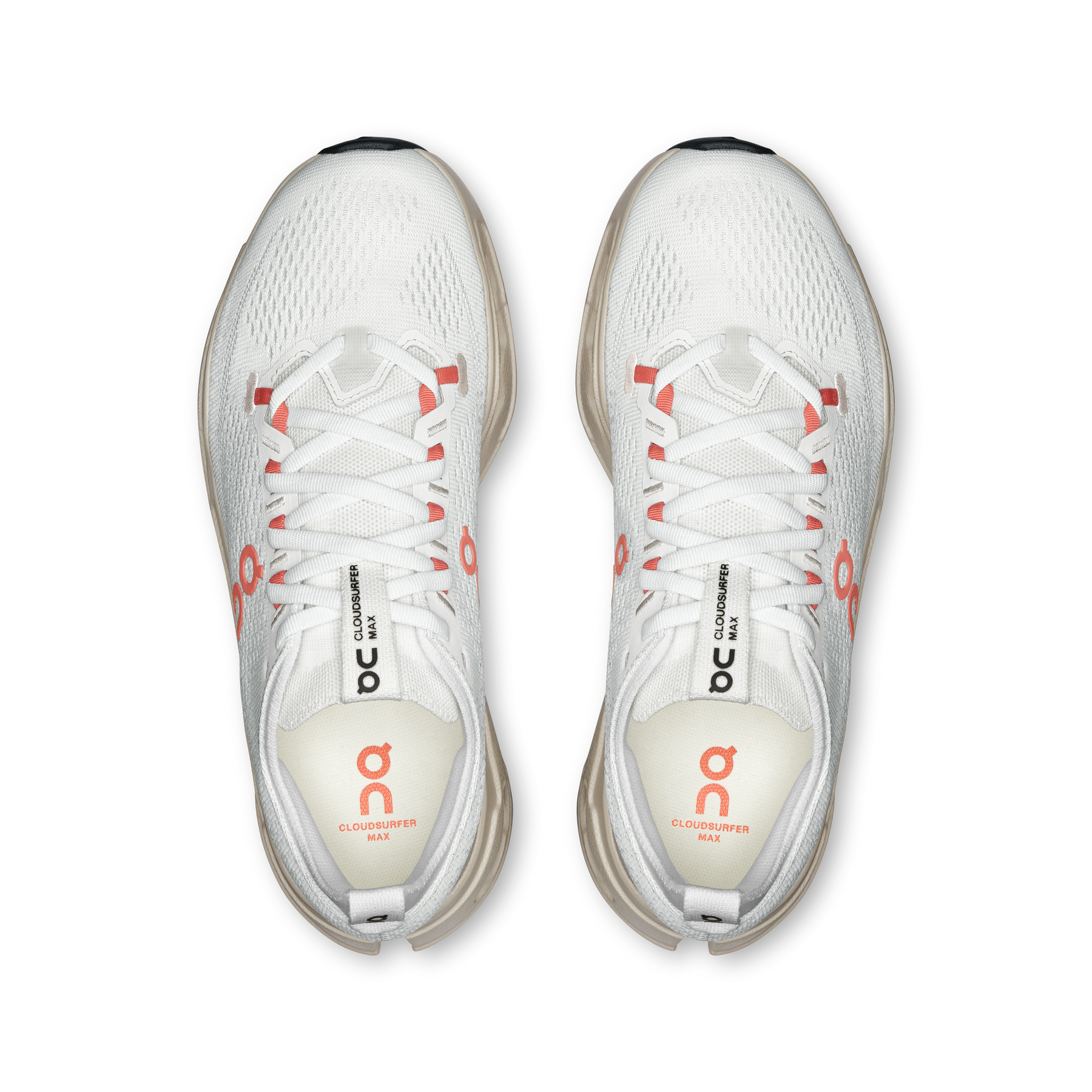On Running Cloudsurfer Max Running Shoe Men - Ivory/Salmon
