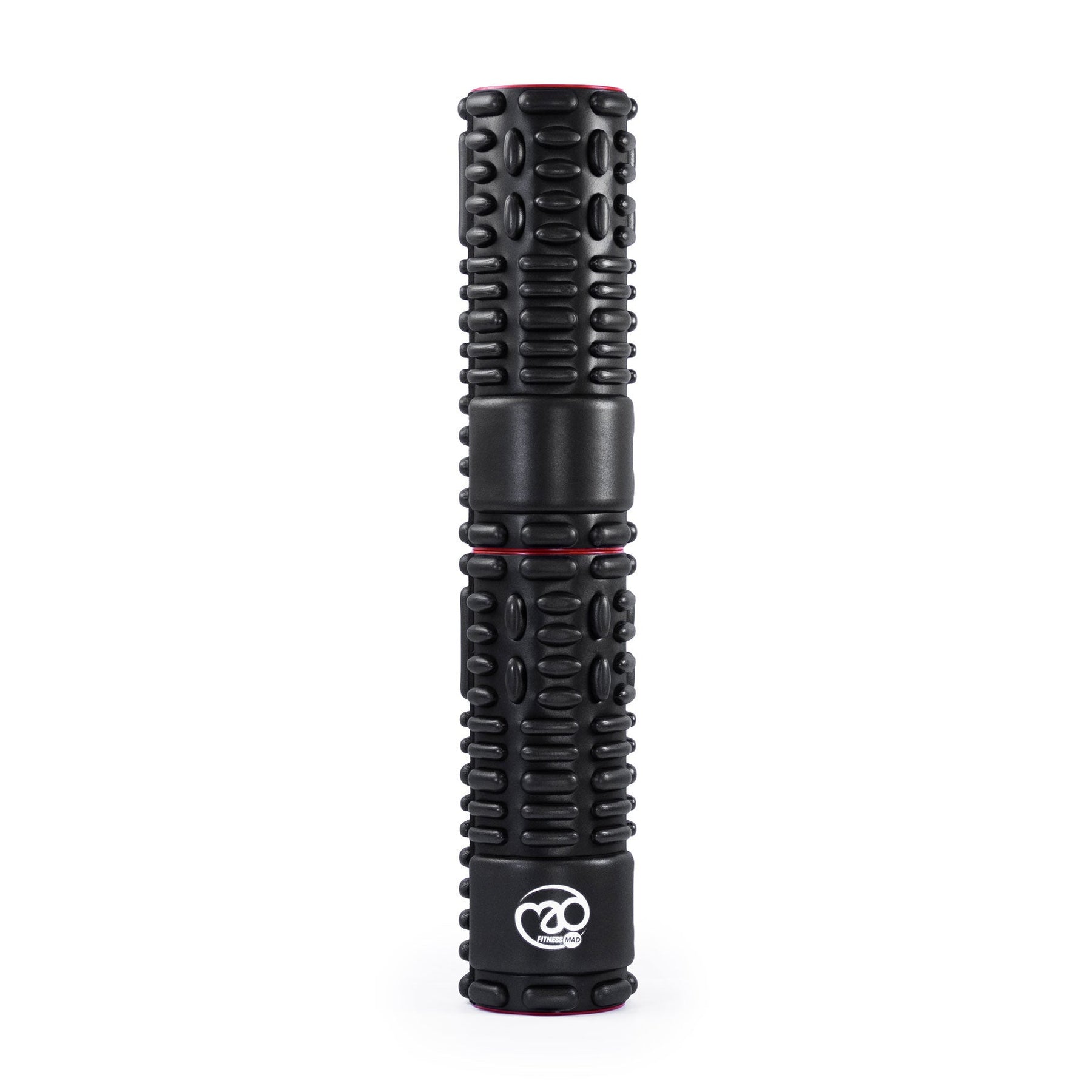 Fitness Mad 60cm Twin Vari-Massage Foam Roller - Black