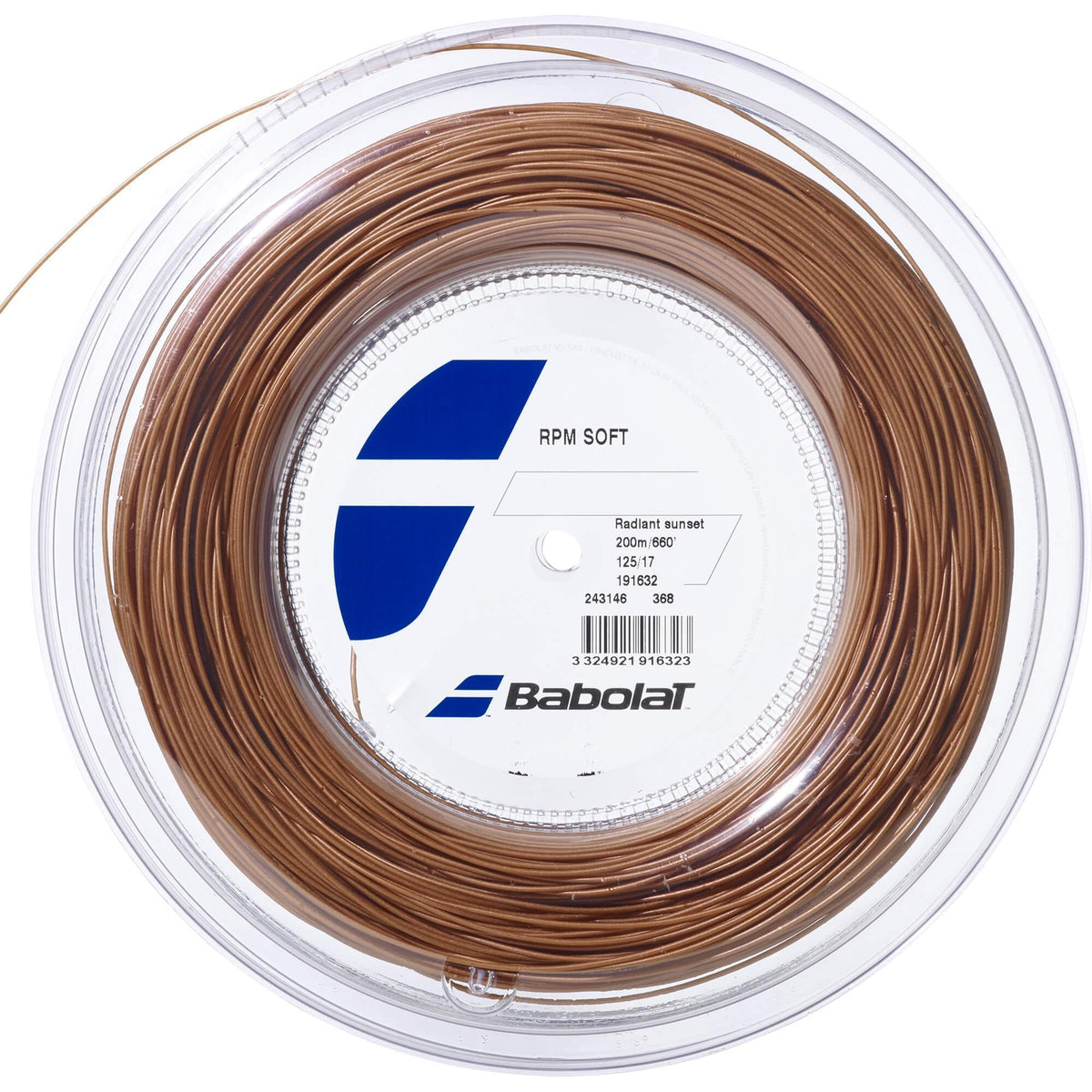 Babolat RPM Soft 200M Tennis String - Brown