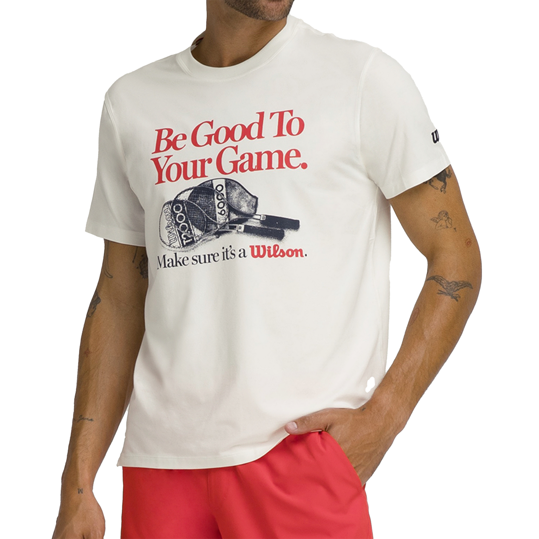 Wilson Easy Street T-Shirt Men - Sandrift